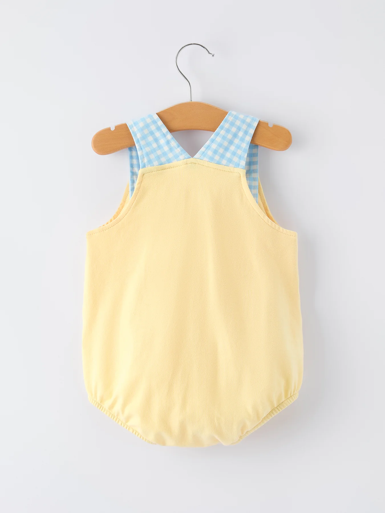 PREORDER "MAMA'S BESTIE " Embroidered Baby Boy Romper - Image 2