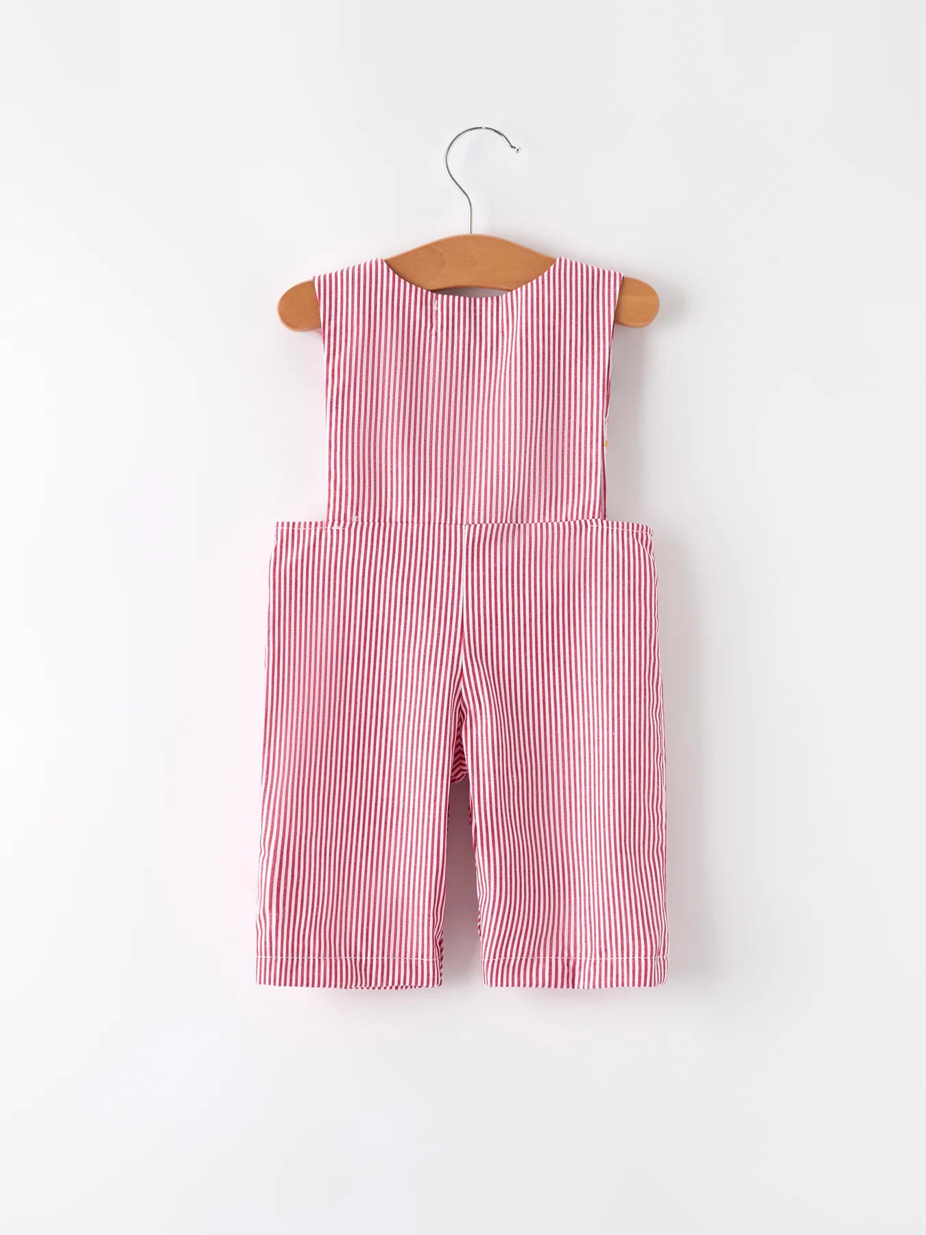 Autumn Rooster Smock Embroidered Boys Romper - Image 2