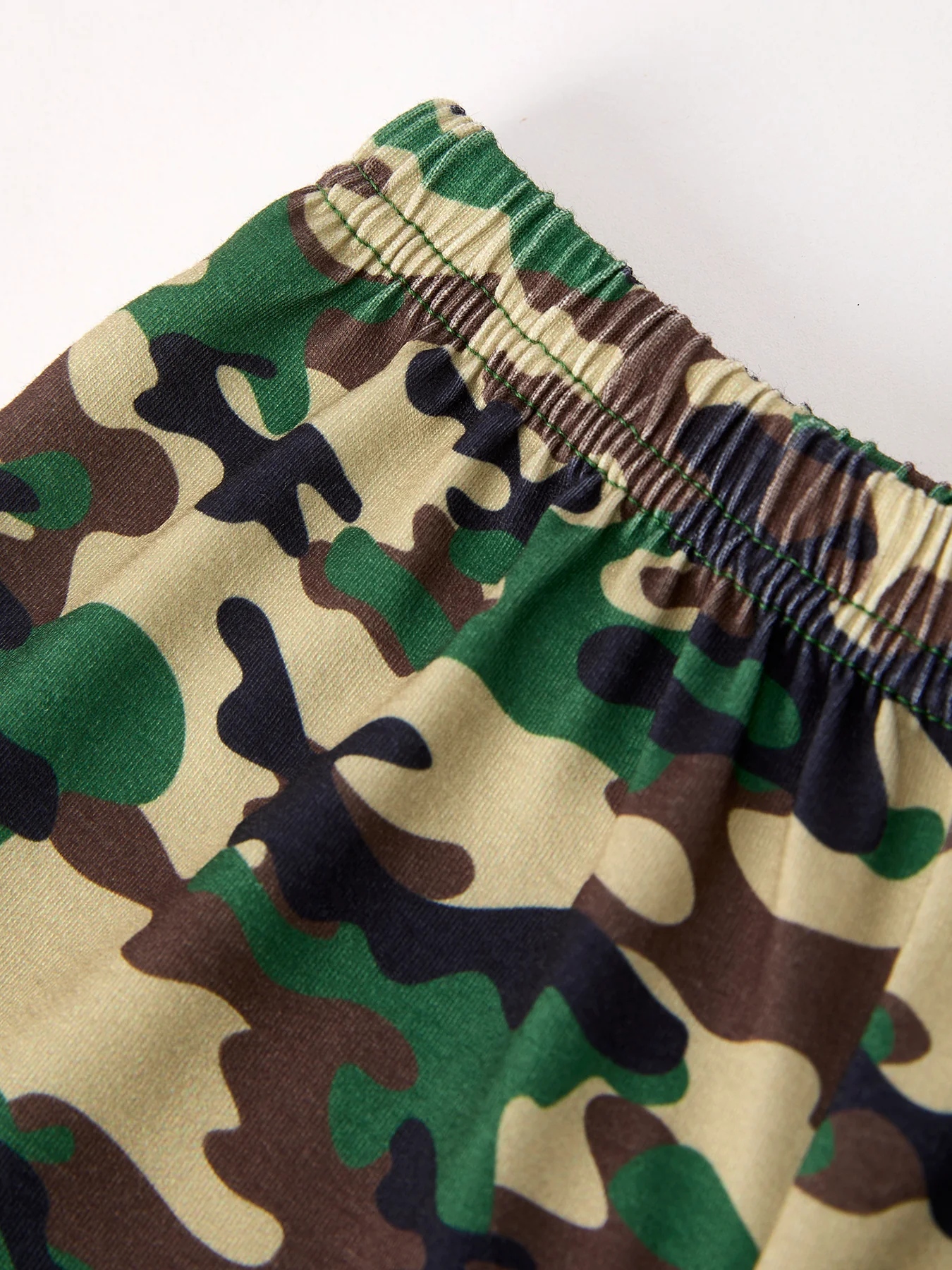 Camouflage Duck Smocking Embroidery Boys Outfit - Image 3