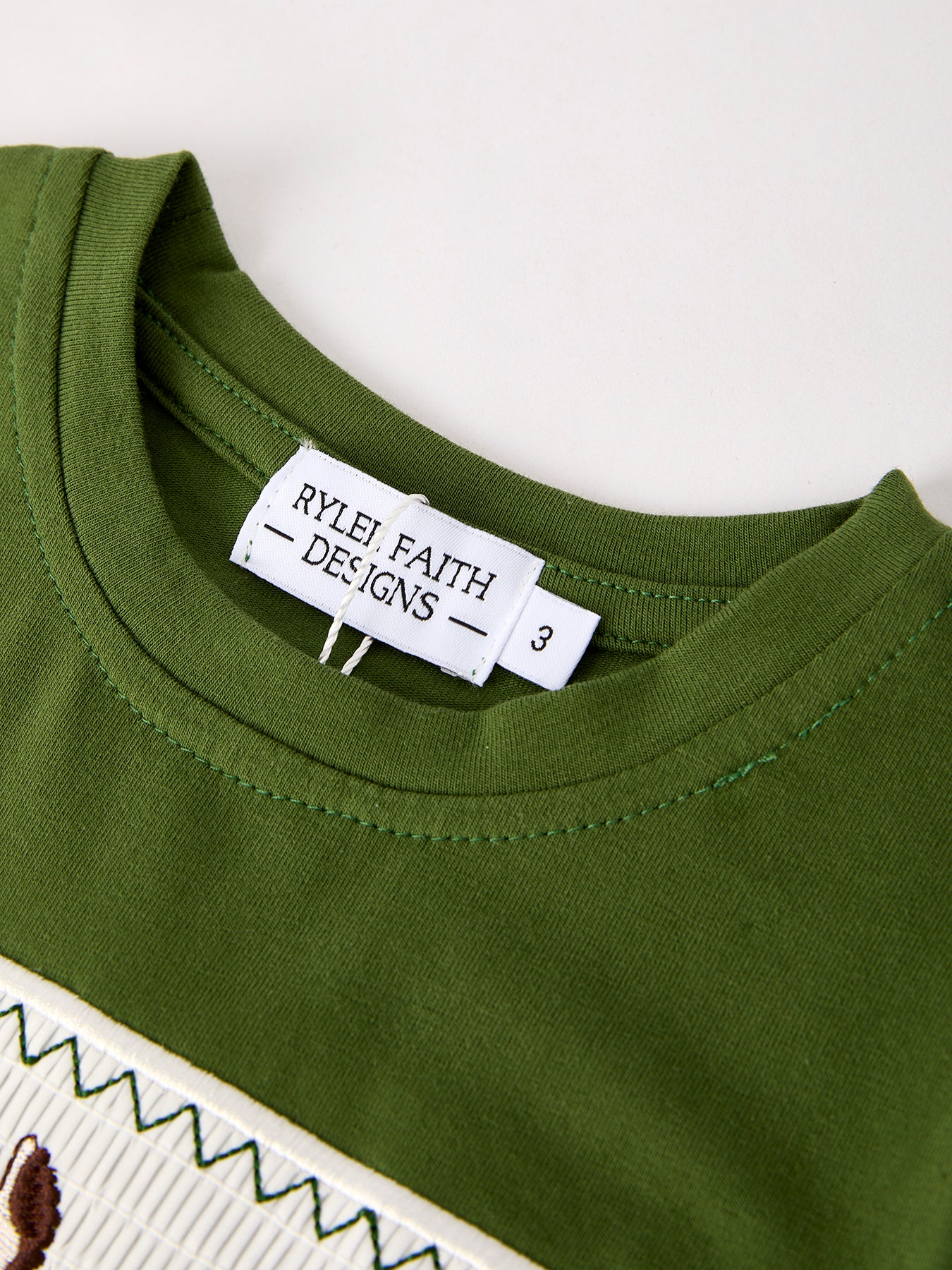 Camouflage Duck Smocking Embroidery Boys Outfit - Image 4