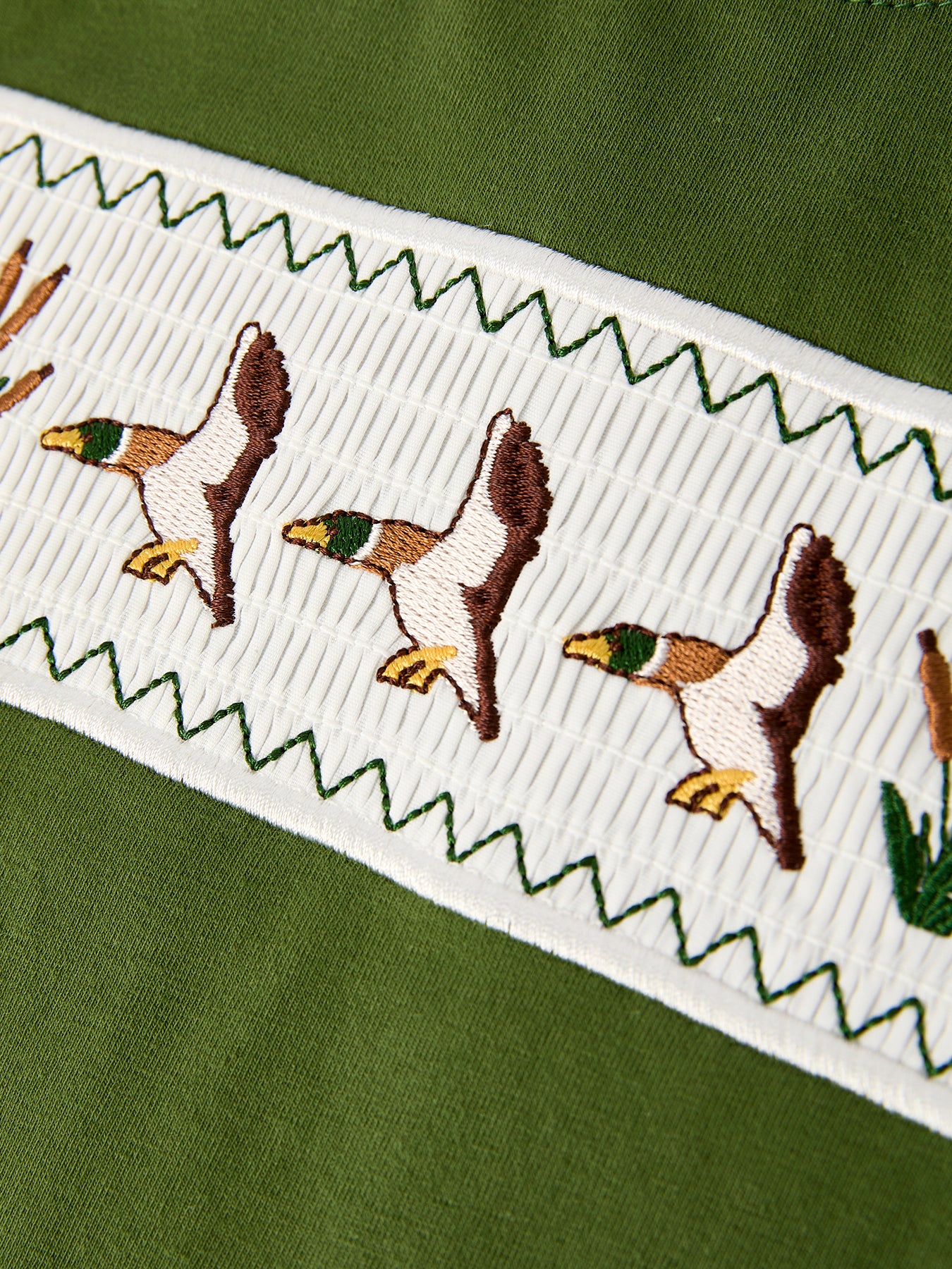 Camouflage Duck Smocking Embroidery Boys Outfit - Image 5