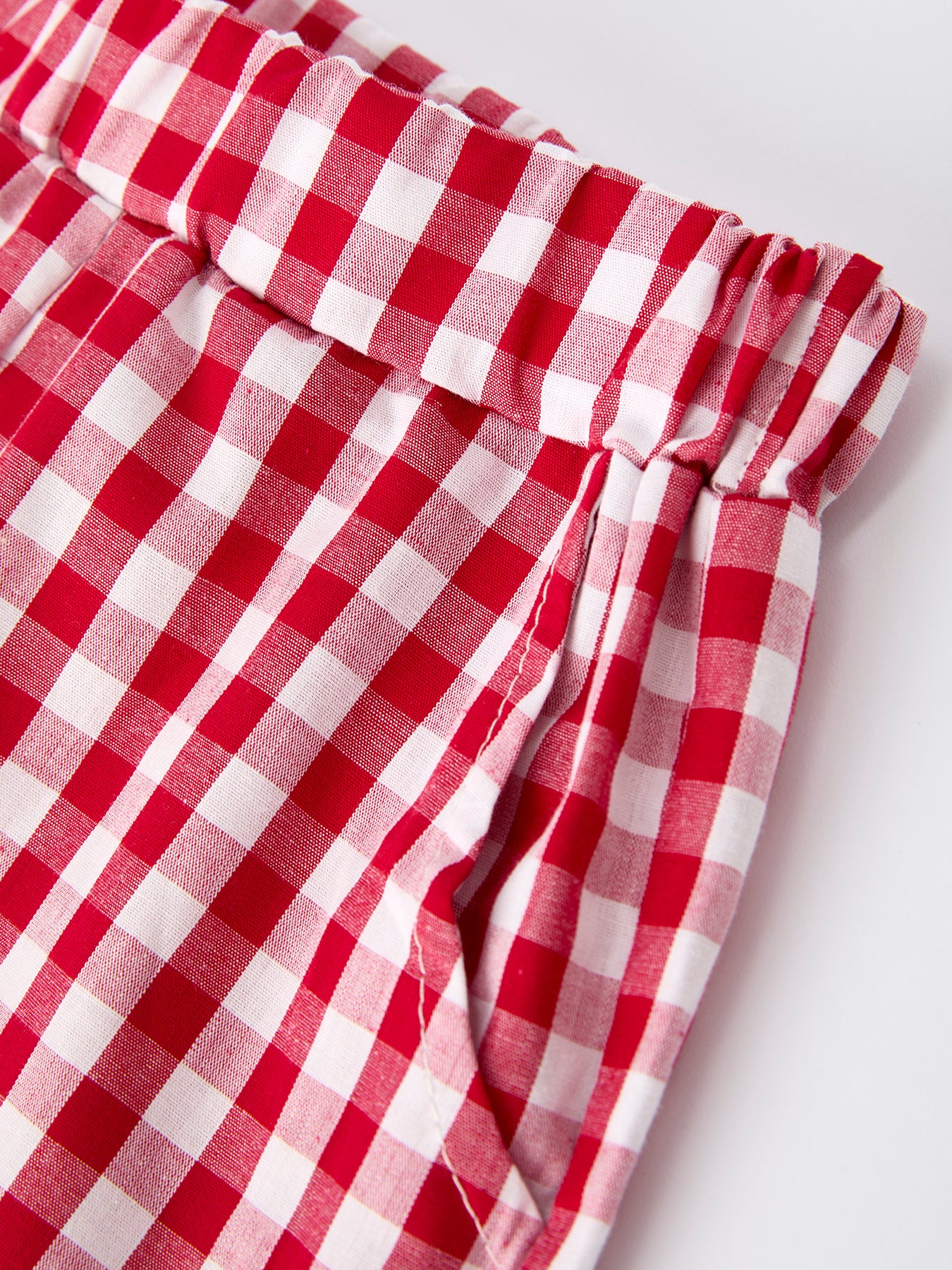 Toddler Boys Outfit – Baseball Dog Smocked Top and Plaid Shorts - Image 5