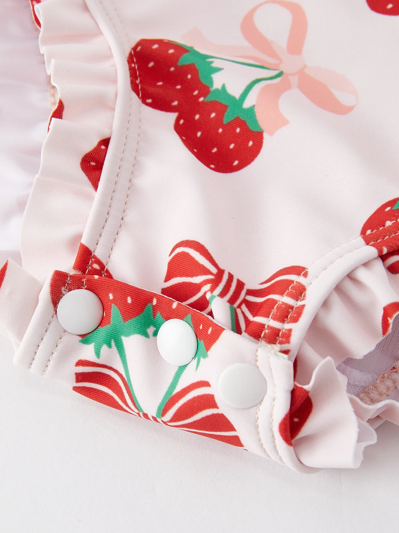Strawberry Cherry Girls One-piece Swimsuit - Image 5