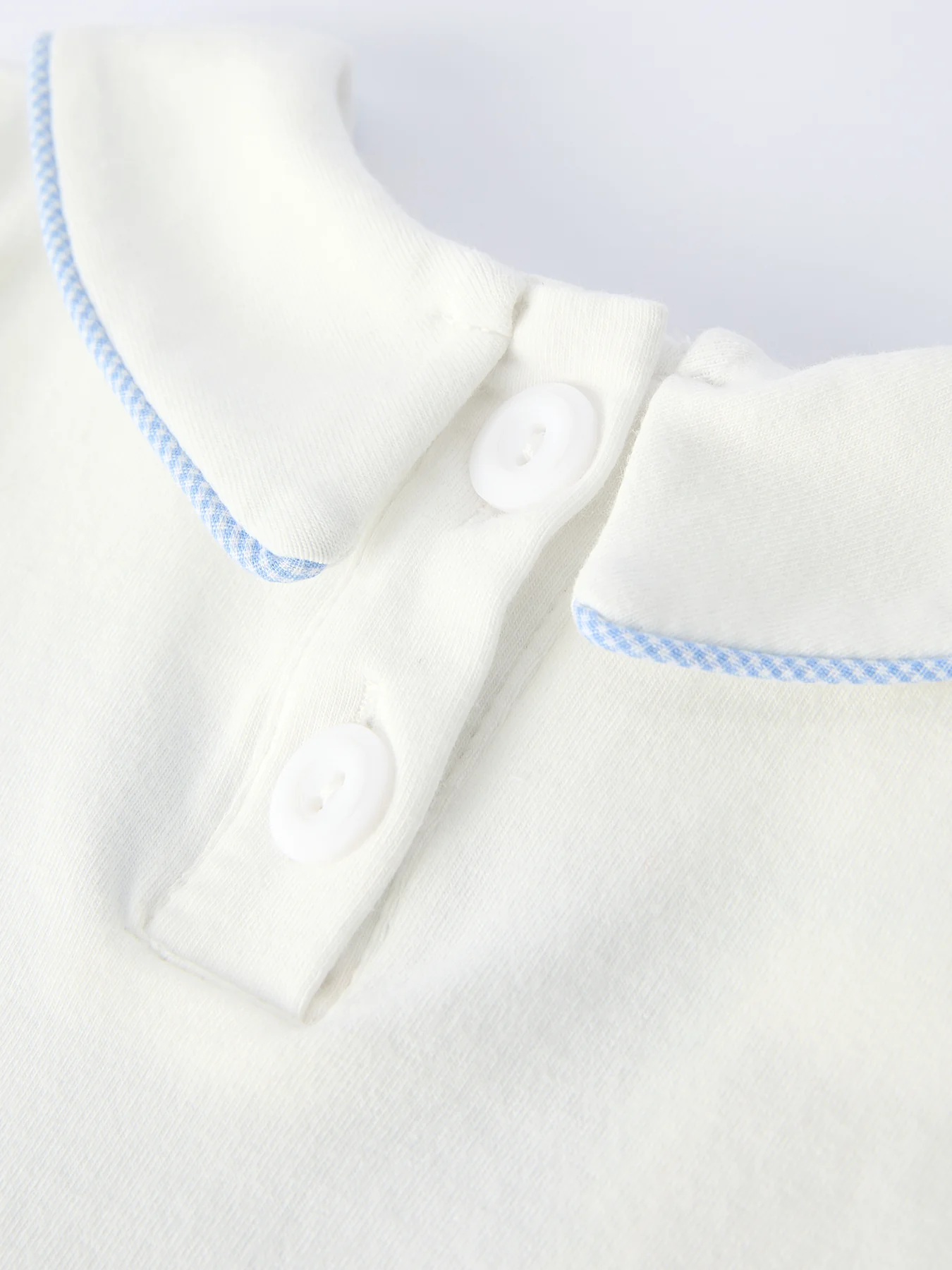 Blue Smocked Church Christ Bishop Christening Baby Boy Bloomer Set - Image 4