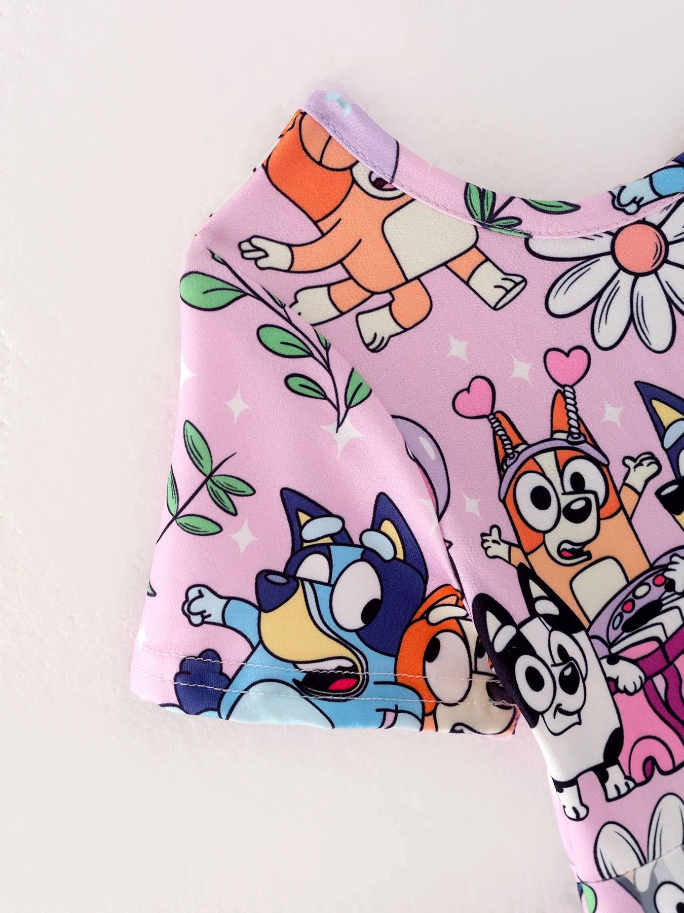 Cartoon Girls Milk Silk Dress - Image 3