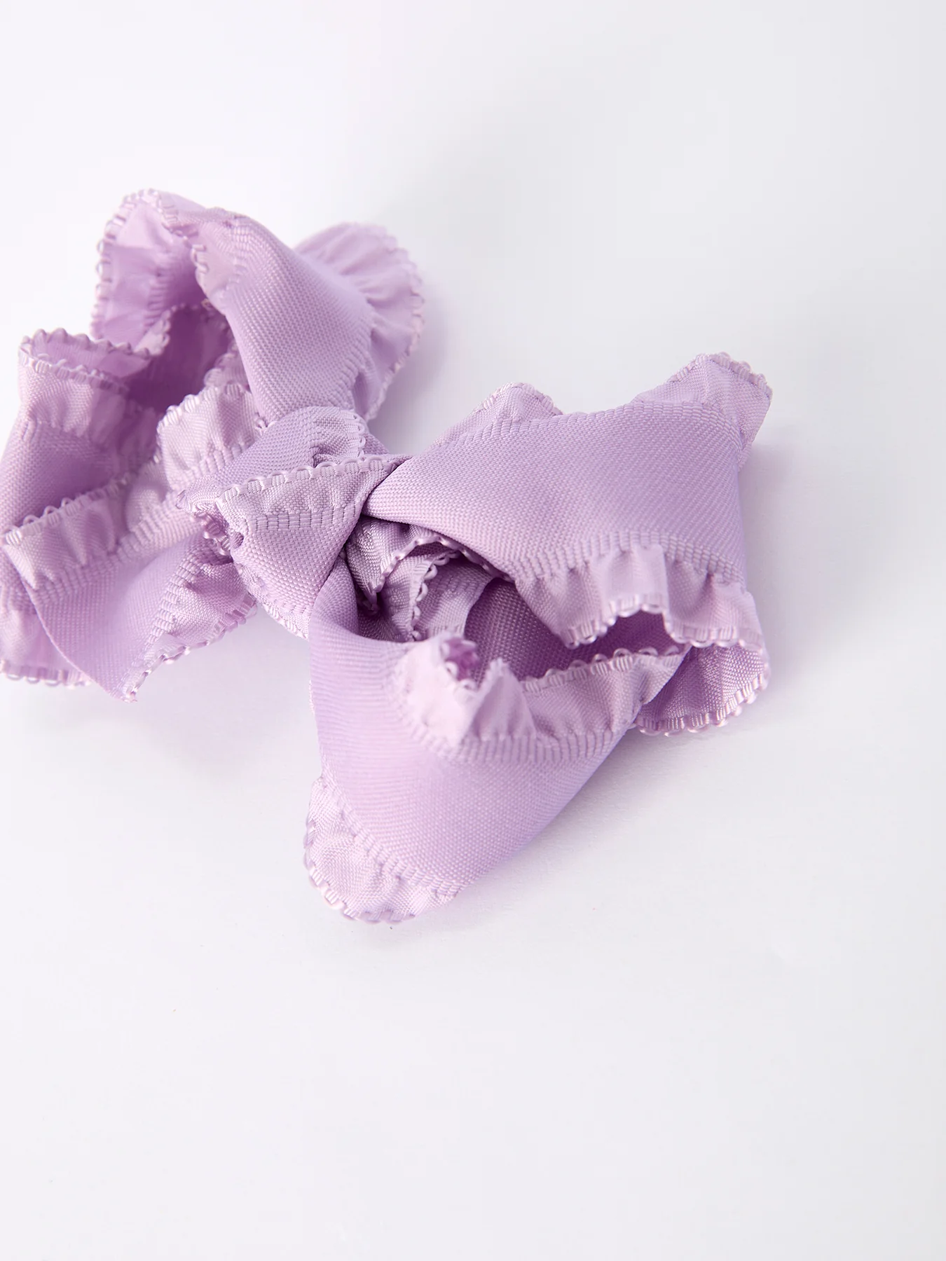 Ruffle Bow Girl Hair Clips 3.5 Inches-Multiple Colors Available - Image 6
