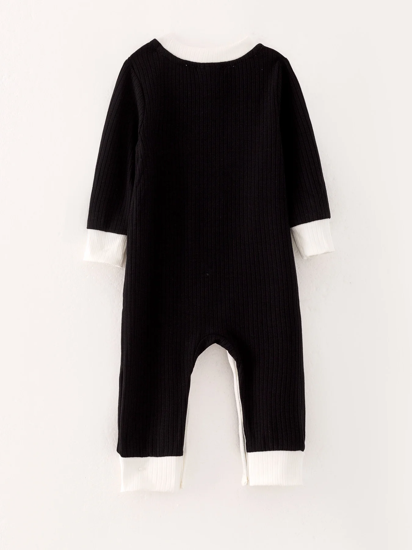 Boys Of 4 Pcs In One Package Solid Color Romper - Image 14
