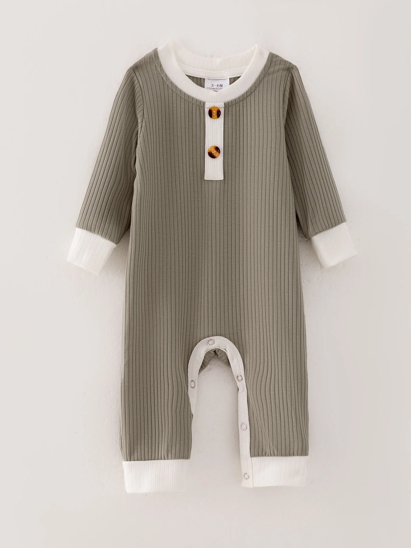 Boys Of 4 Pcs In One Package Solid Color Romper - Image 18