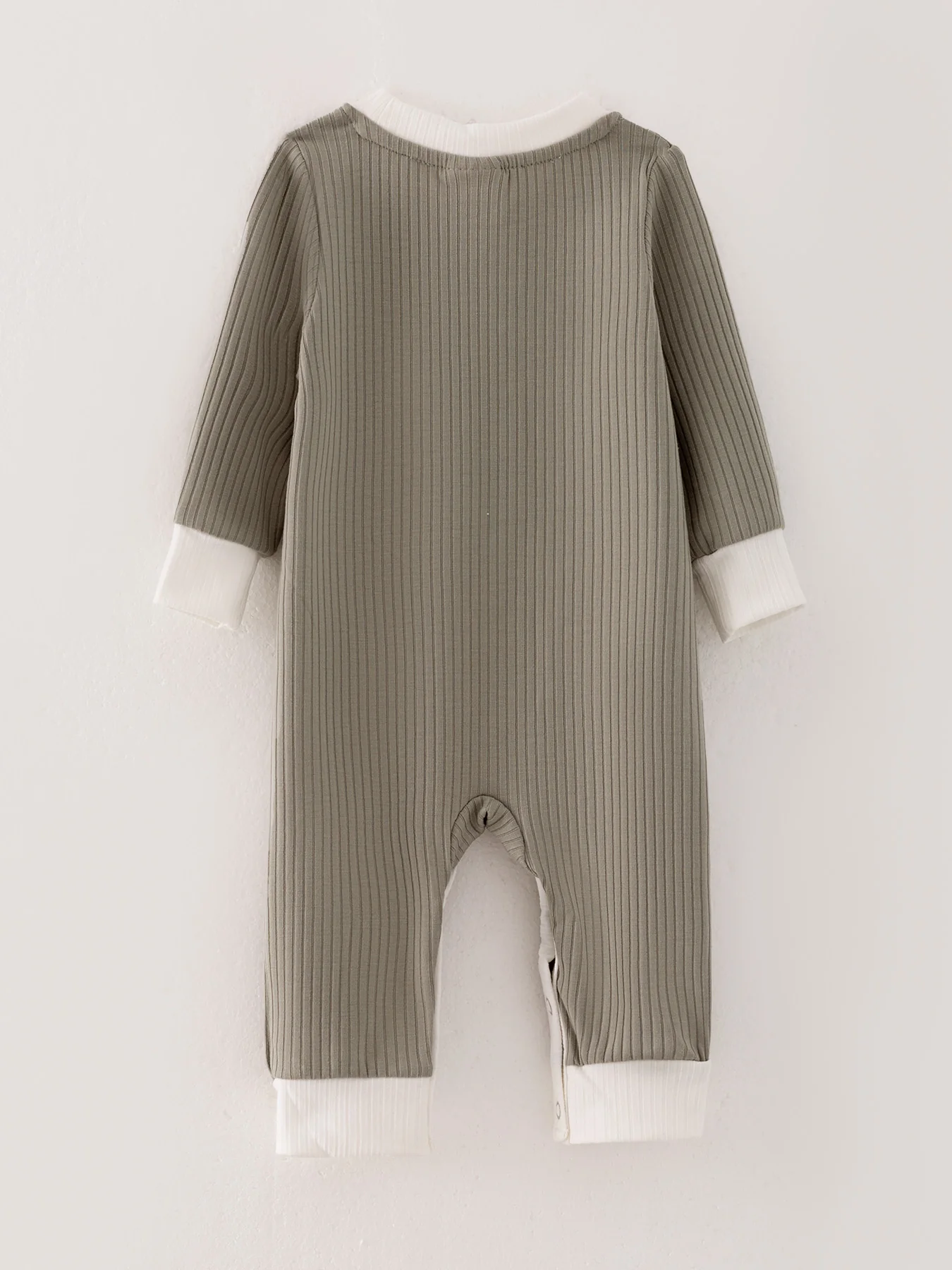 Boys Of 4 Pcs In One Package Solid Color Romper - Image 19
