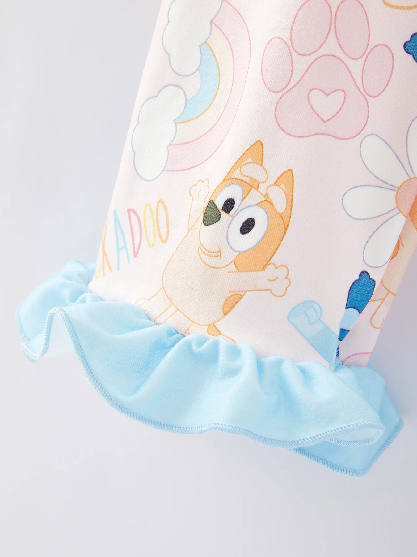 Cartoon Girls Print Pajama Outfit Set - Image 3