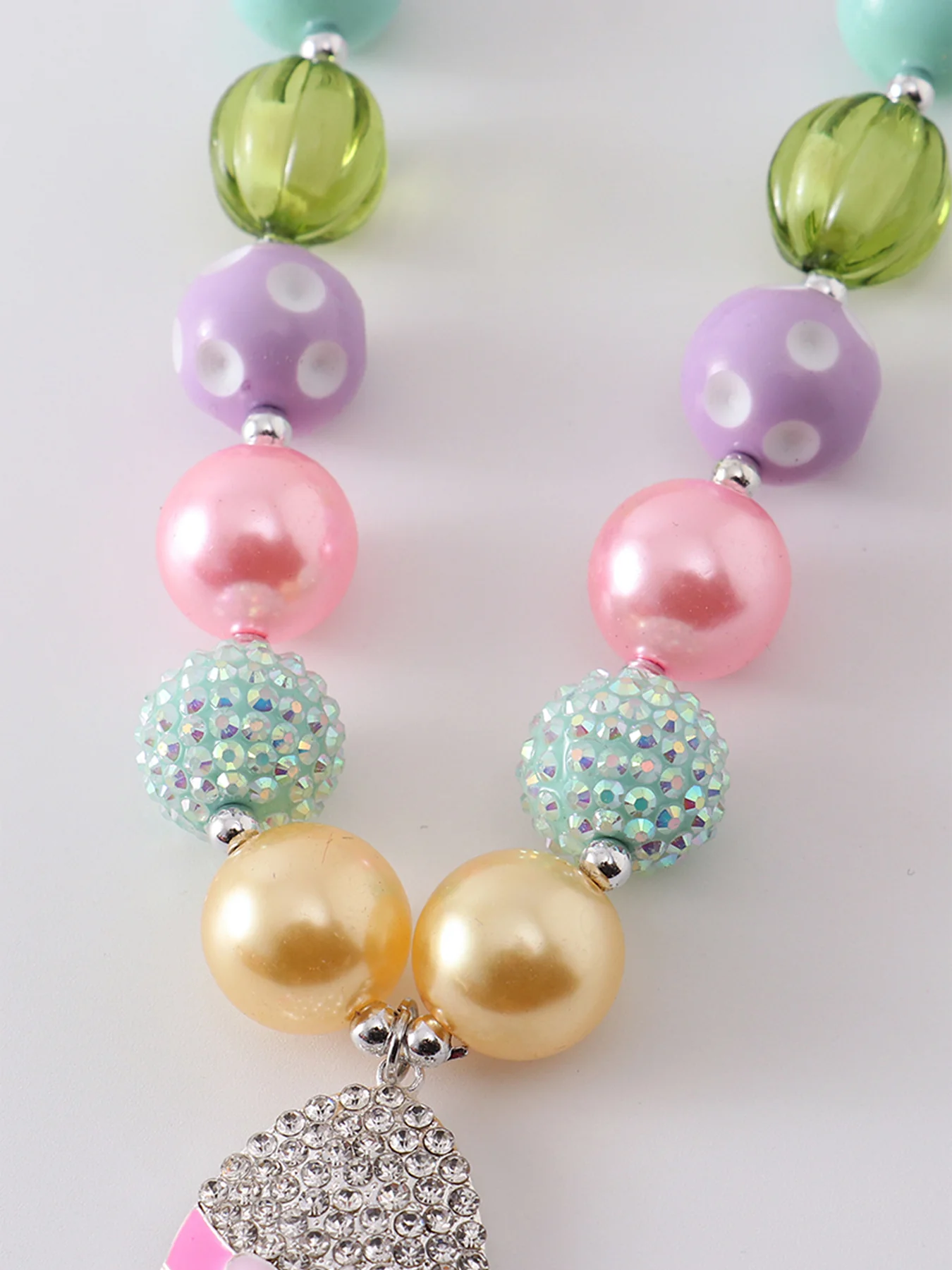 Colored egg Bubblegum Necklace - Image 4