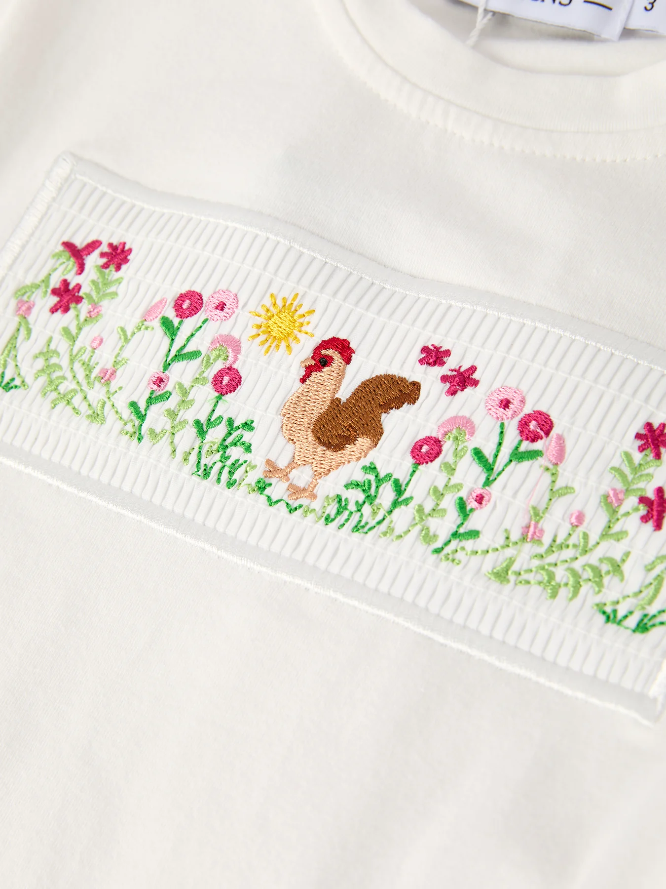 Autumn Rooster Smock Embroidered Boys Boys'Set - Image 4