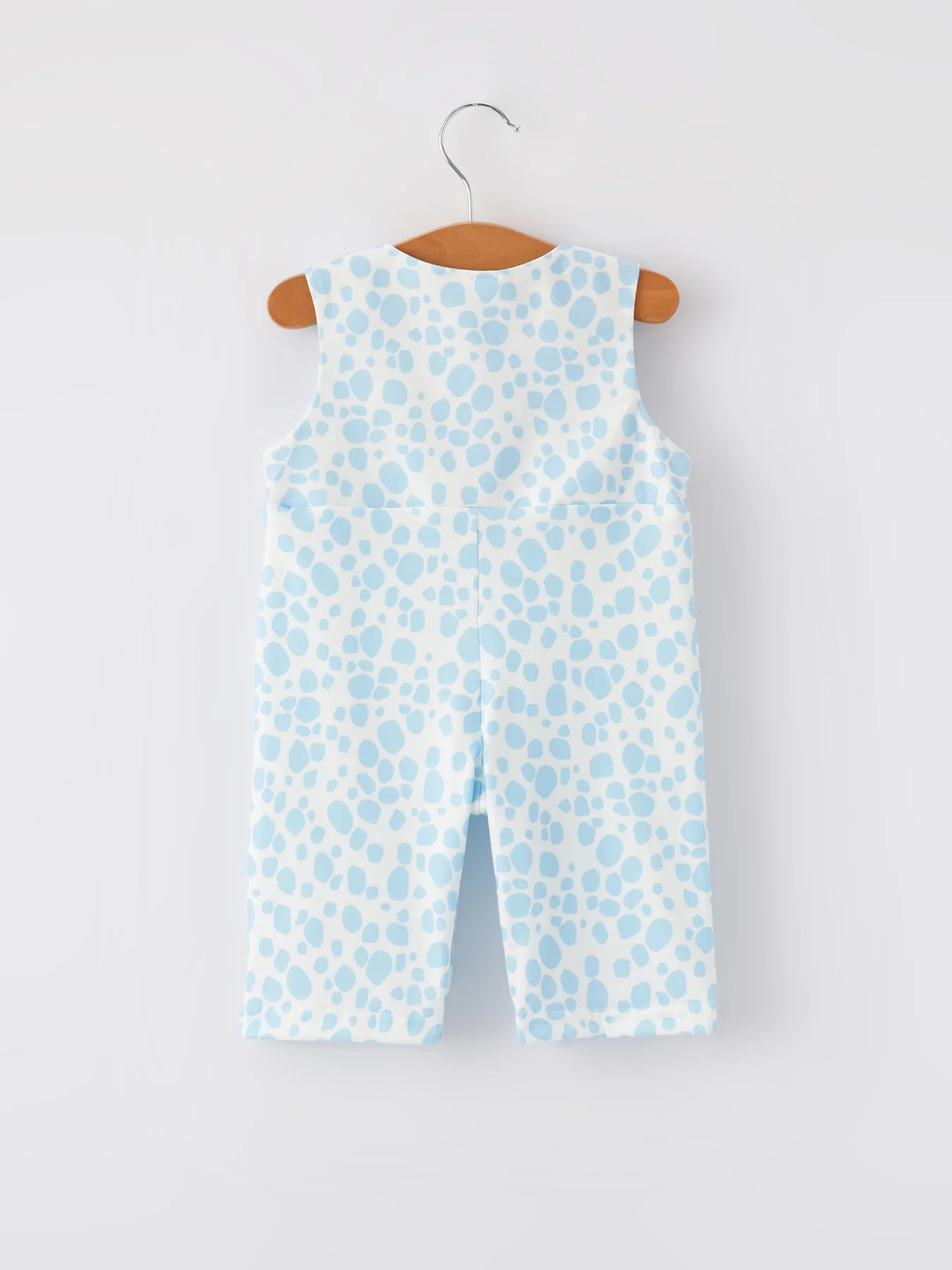 Easter Bunny Carrot Embroidery Smocking Boys Romper - Image 2