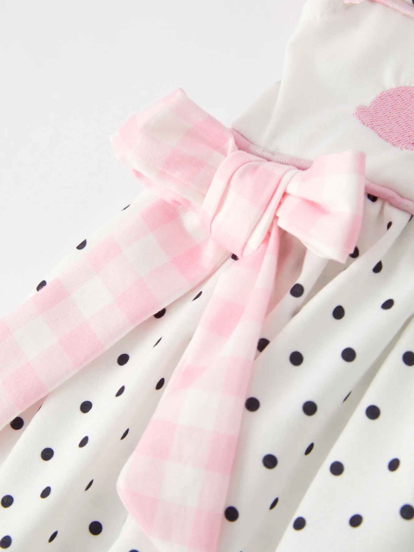 Easter Bunny Smocking Embroidered Short Sleeve Shorts Set - Image 7