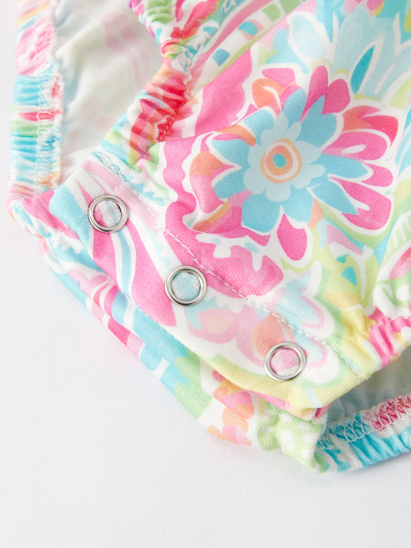Easter Cross Smocking Embroidery Baby Girl Romper - Image 8
