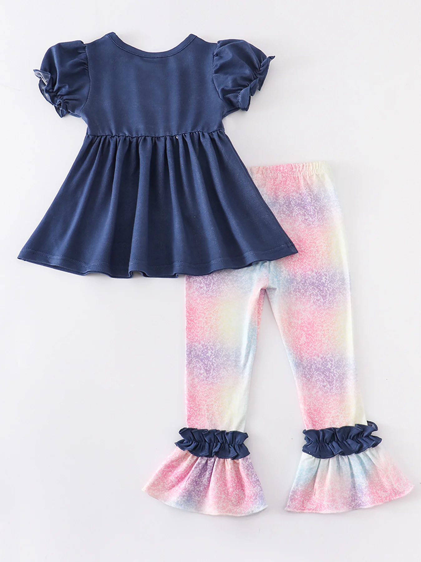 Easter Eggs Ruffle Pants Set - Image 2