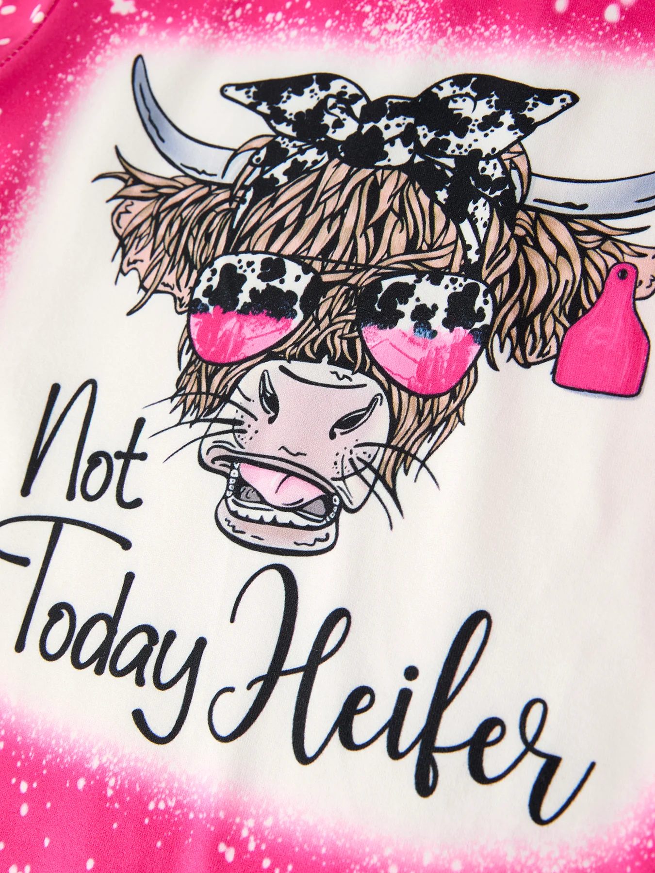 Farm Colorful Chicken Print Top and Flared Pants Set for Girls - Image 7