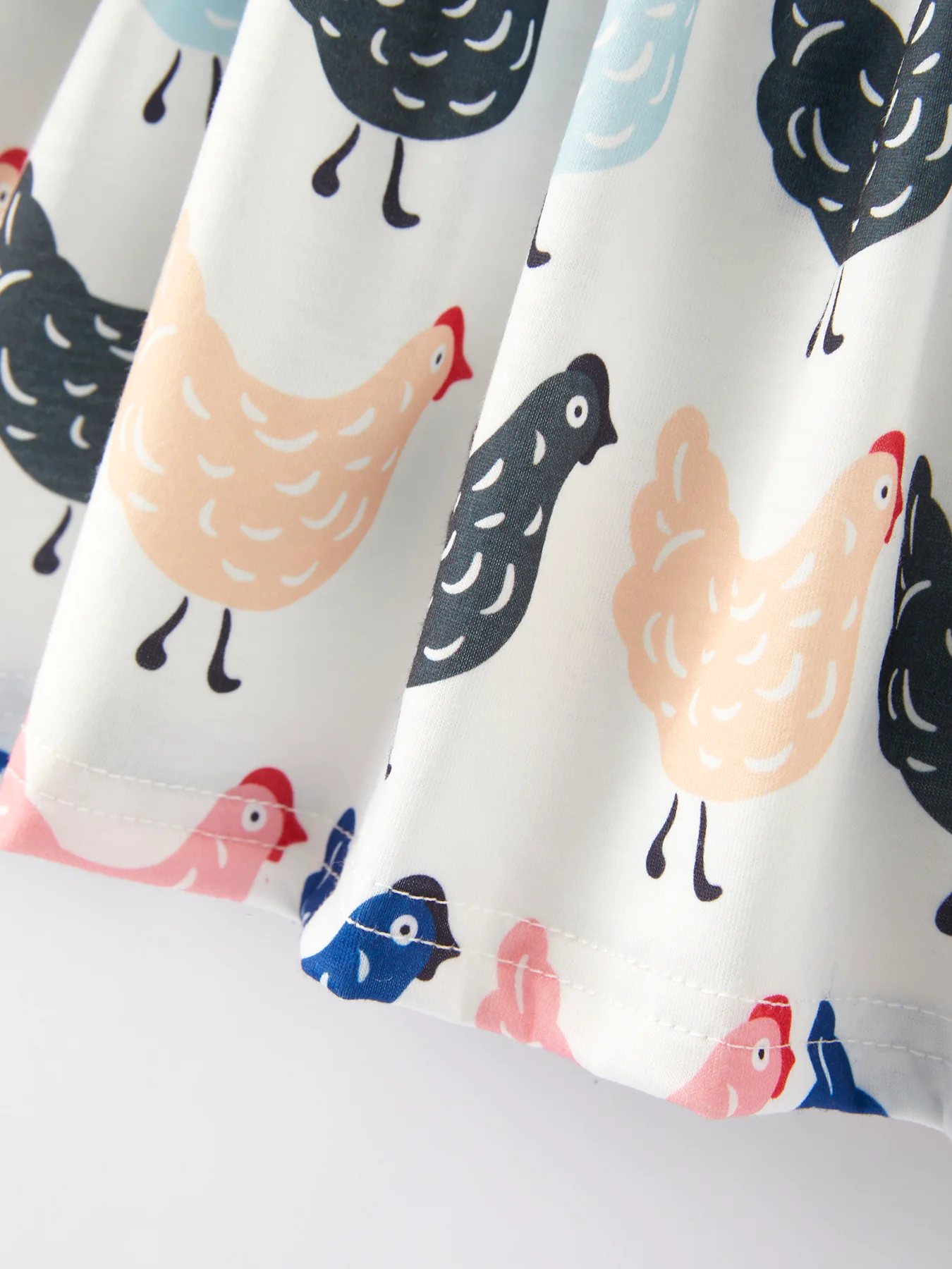 Farm Print Girls Outfit Set - Image 7