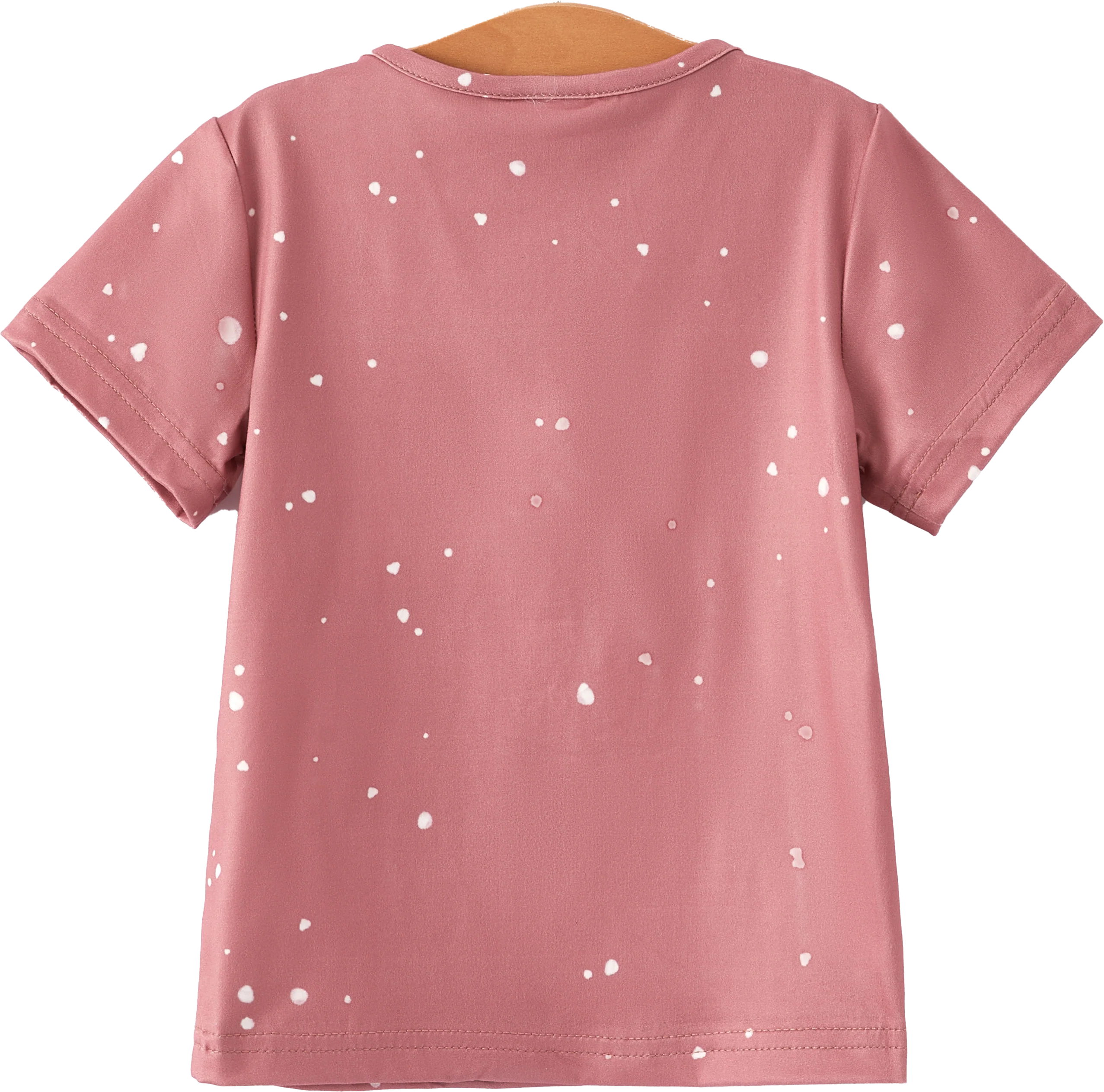 Four piece Baby Girl Leopard Letter Bleached Short Sleeve T-shirt Top Set - Image 25