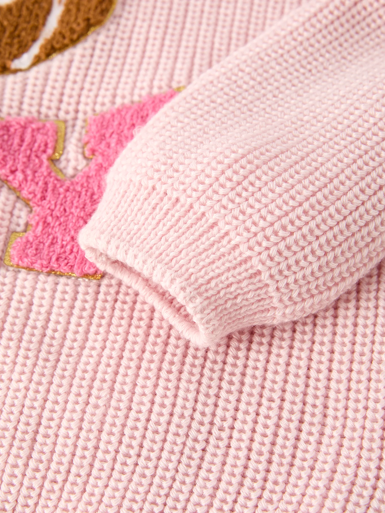 “GAME DAY” Football Light Pink Pullover Sweater - Image 5