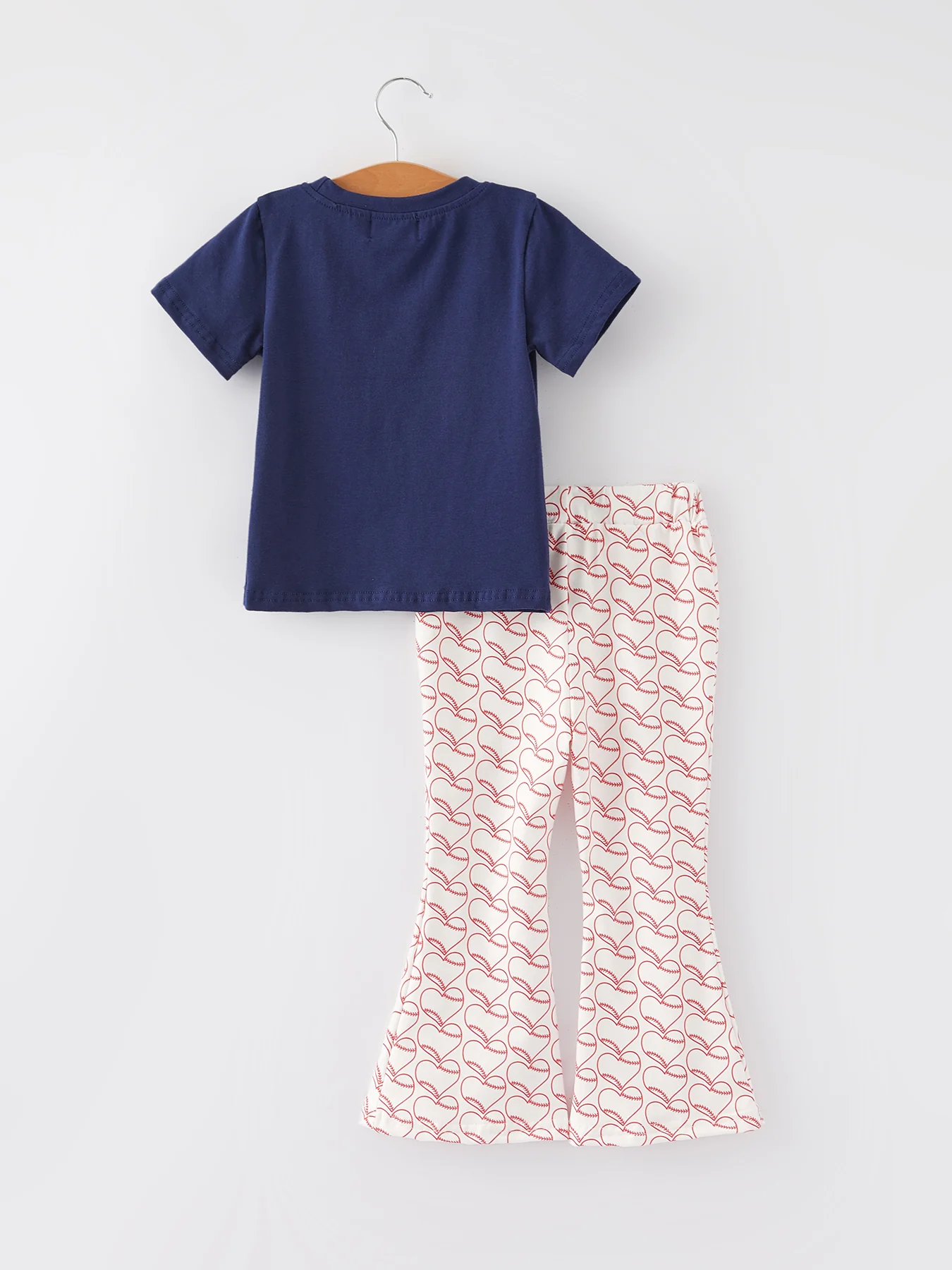 "GAME DAY" Print Top + Pants Girls Set - Image 6
