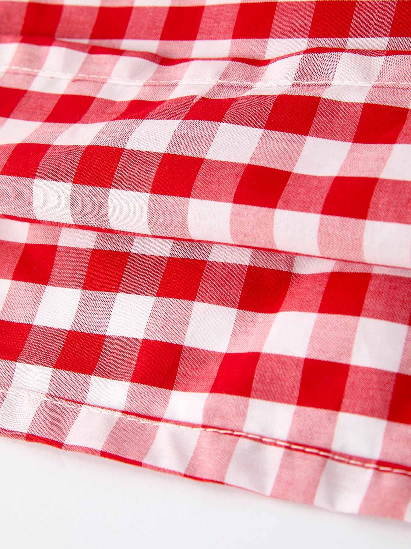 Mommy & Me Adult Dress – Red Plaid Sleeveless Outfit for Party - Image 6
