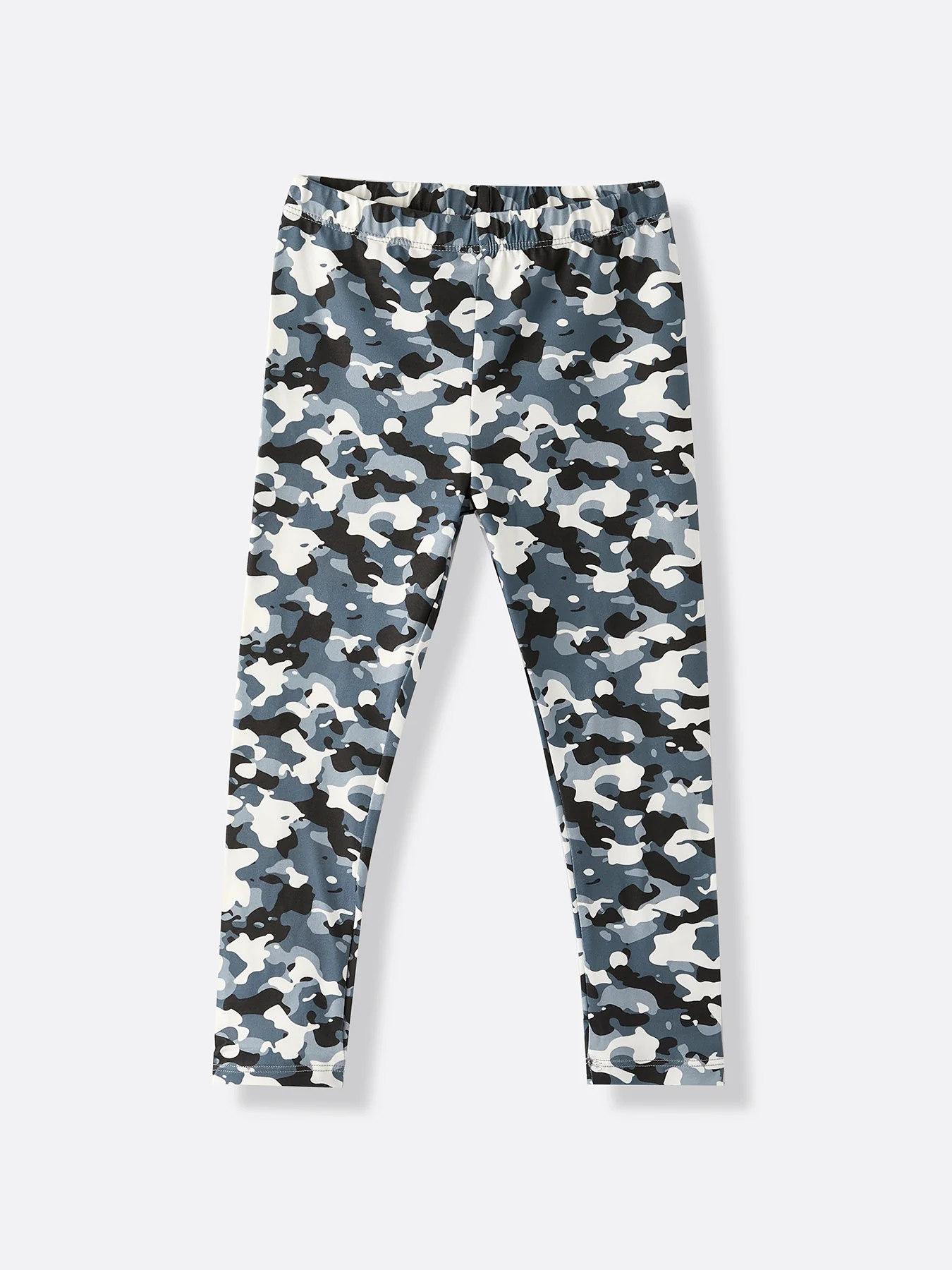 Girls Black Camouflage Casual Pants Two-Piece Set - Image 3