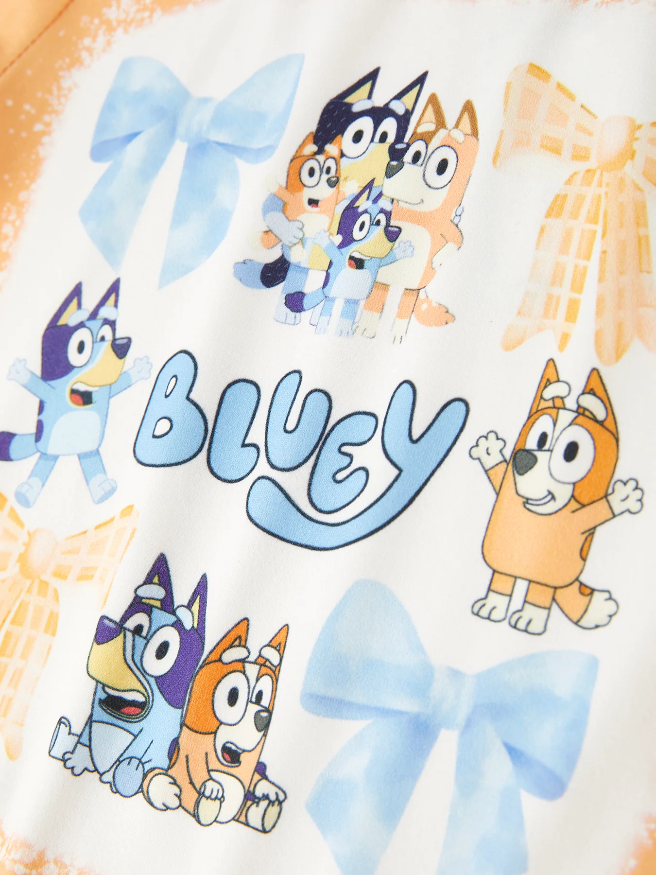 Girls Cartoon Print Top+Bell-Bottom Pants Outfits - Image 5