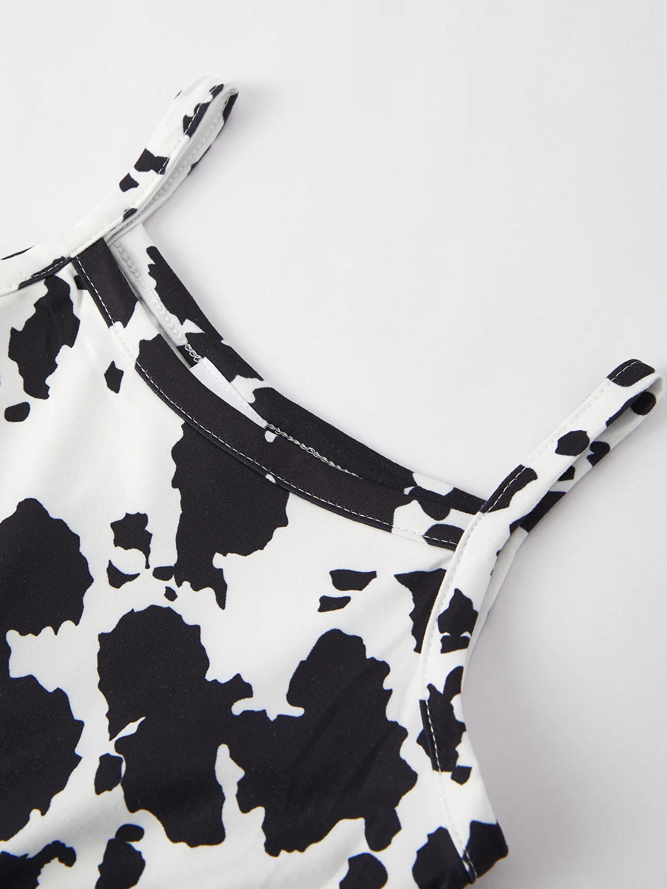 Girls' Cow Pattern Jumpsuit - Image 3