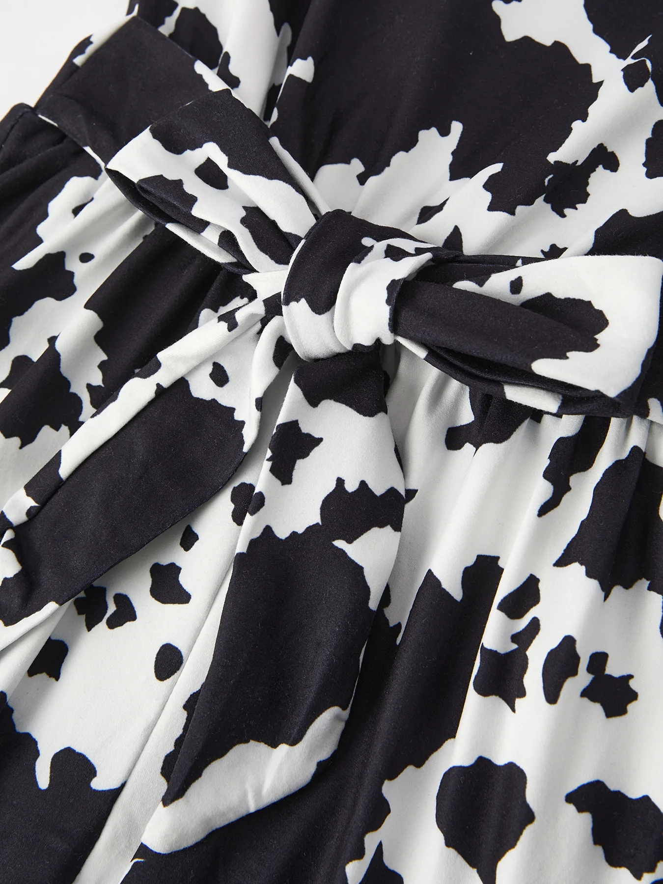 Girls' Cow Pattern Jumpsuit - Image 4