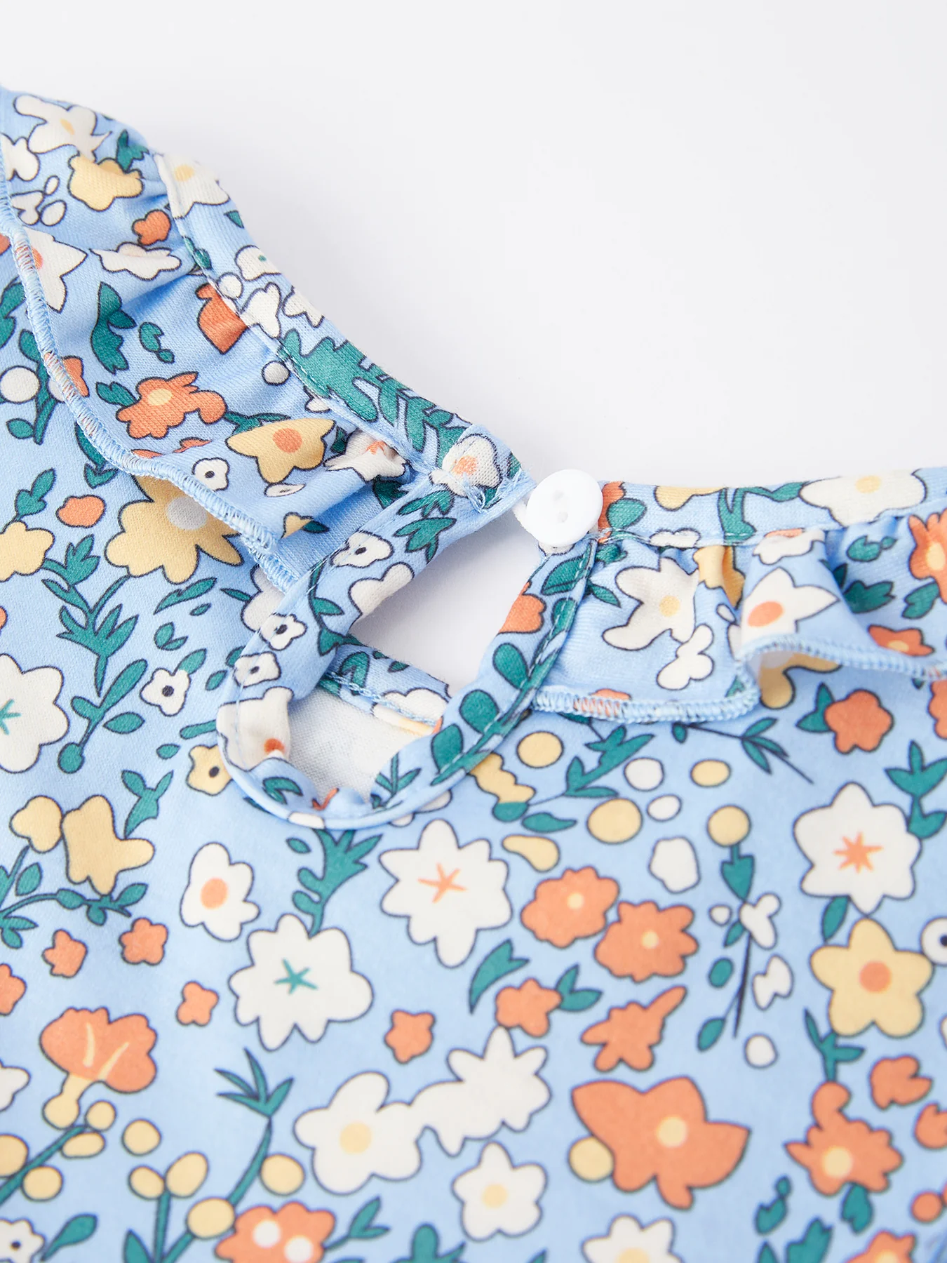Girls Fall Cartoon Embroidery Dress - Image 4