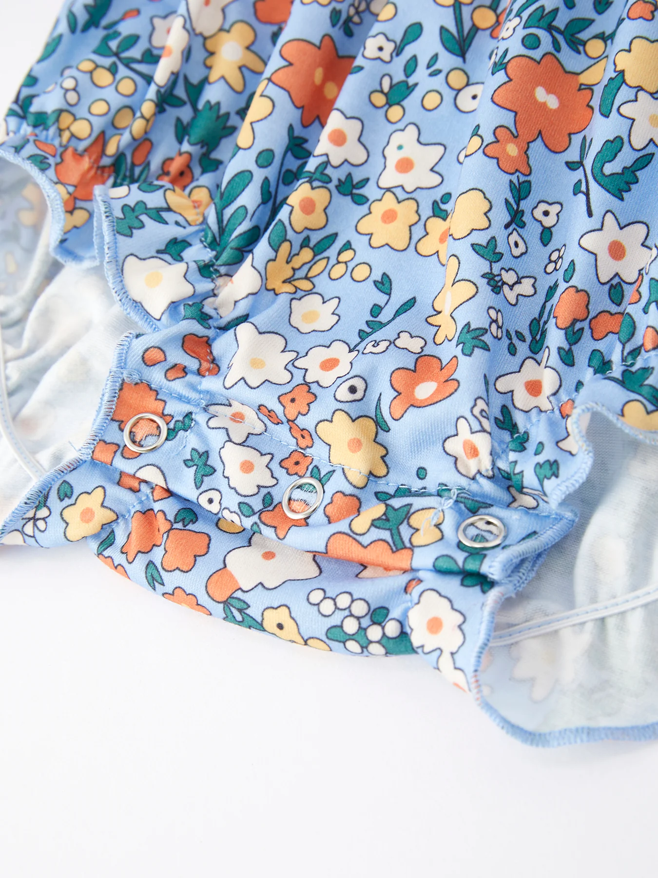 Girls Fall Cartoon Embroidery Romper - Image 5