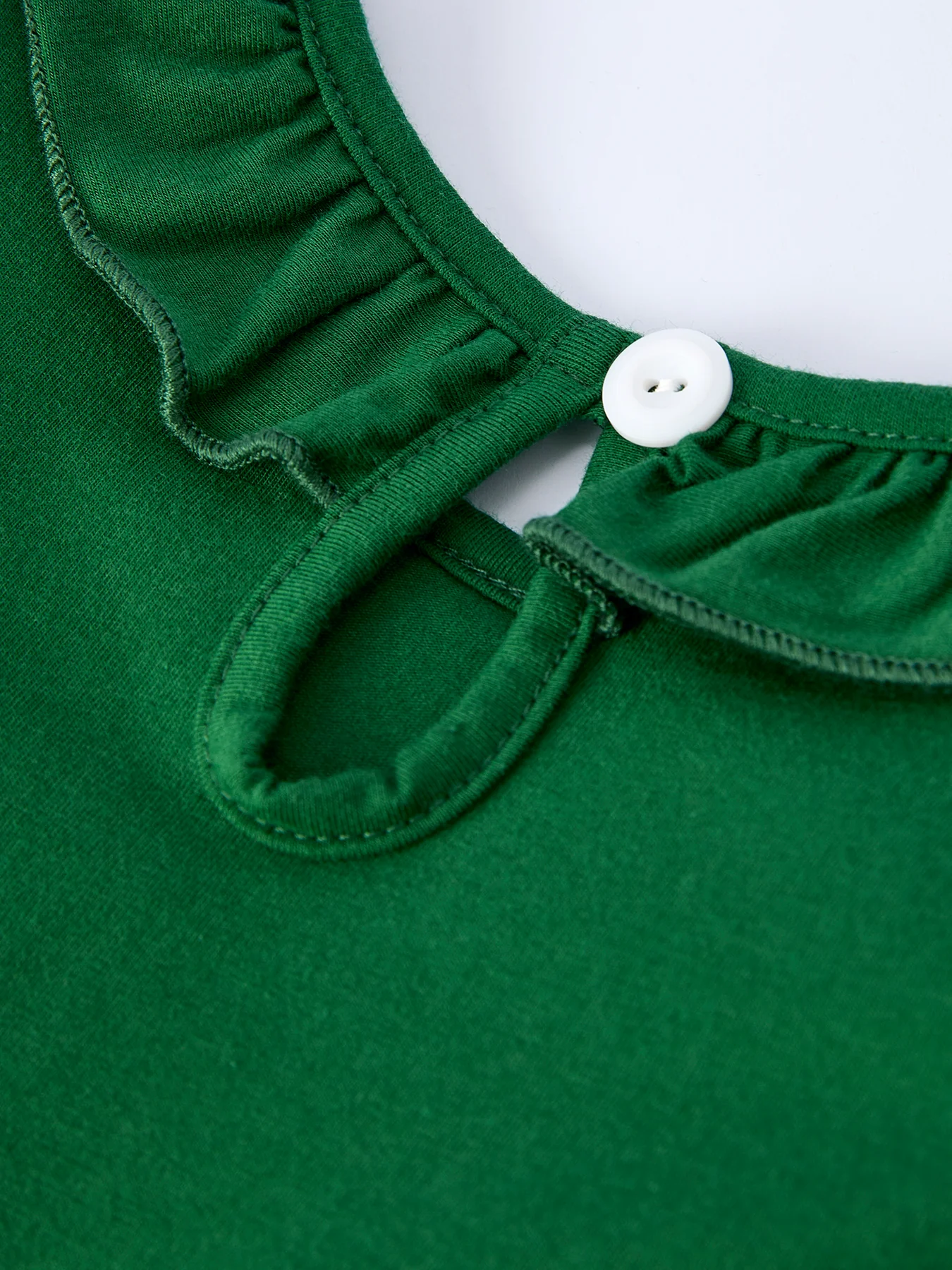 Girls St. Patrick’s Day Shamrock Puppy Smocked Dress - Image 10
