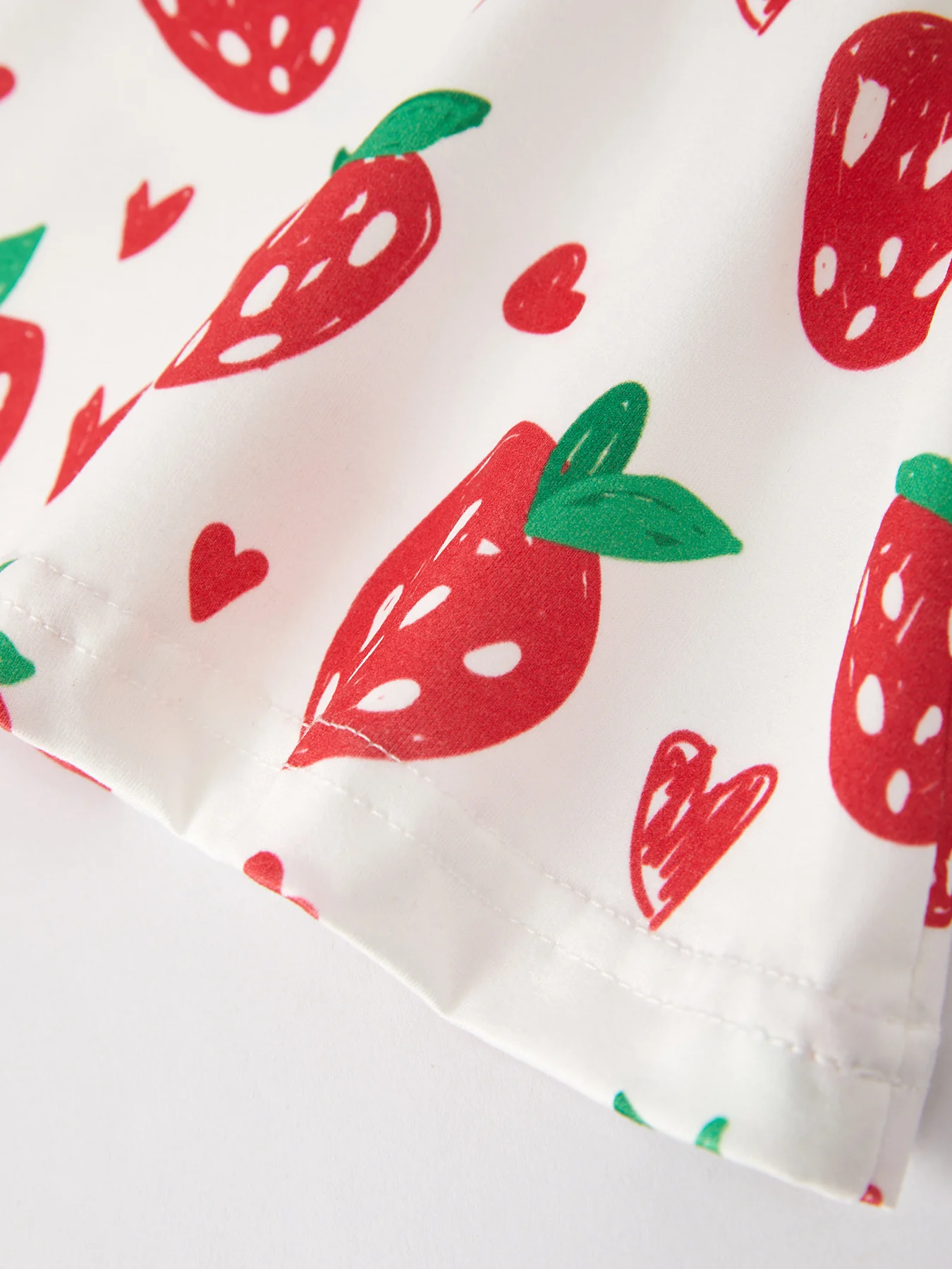 Girls Strawberry Flared Pants Set - Image 3