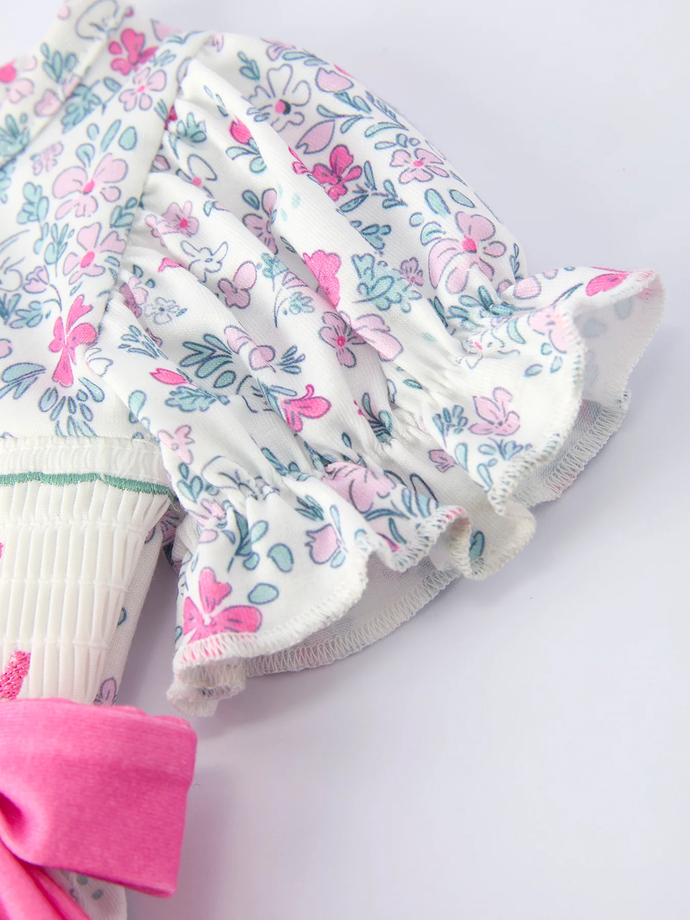 “MAMA'S GIRL” Smocked Baby Girls Bloomer Set - Image 6