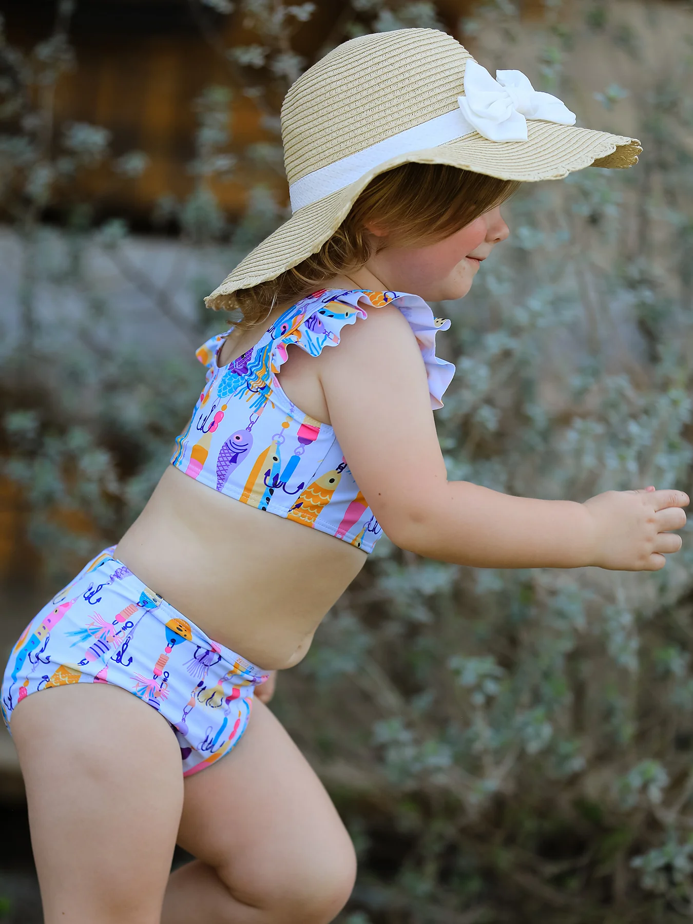Fish Print Boutique Swimsuit - Image 5