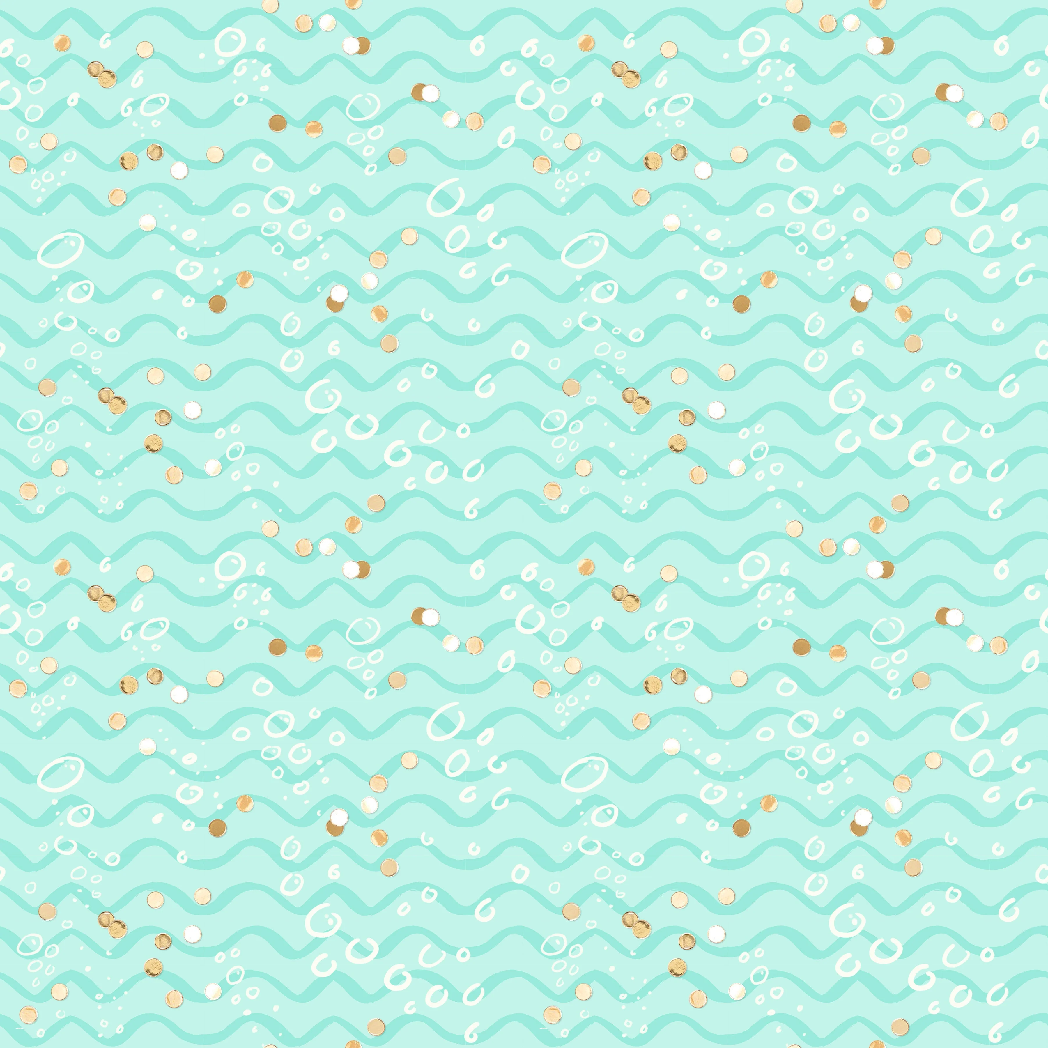 Mermaid Waves Boutique Dress - Image 6