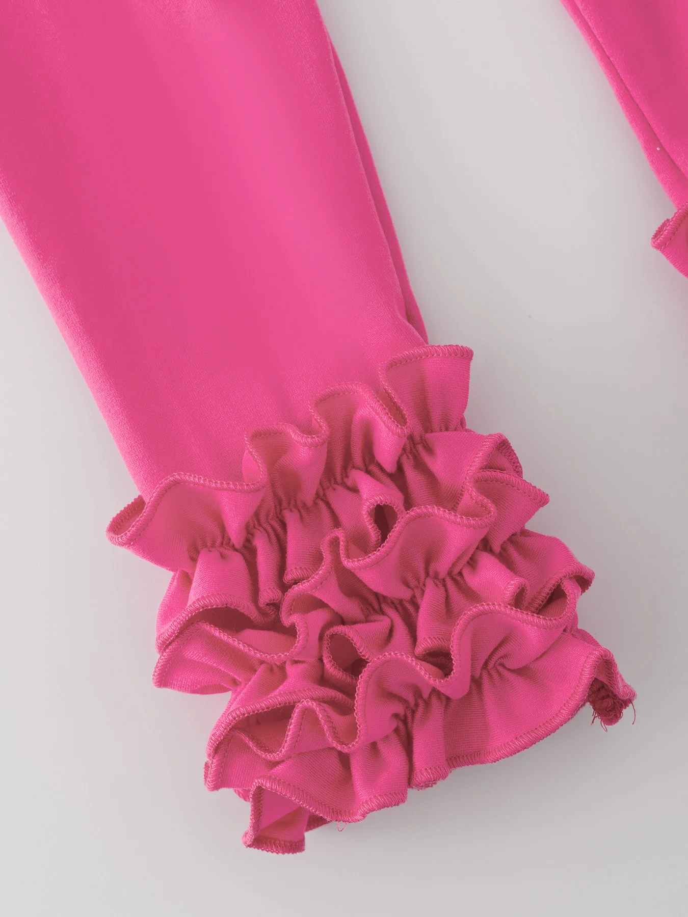 Milk Silk Ruffled Hot Pink Icing Legging - Image 3