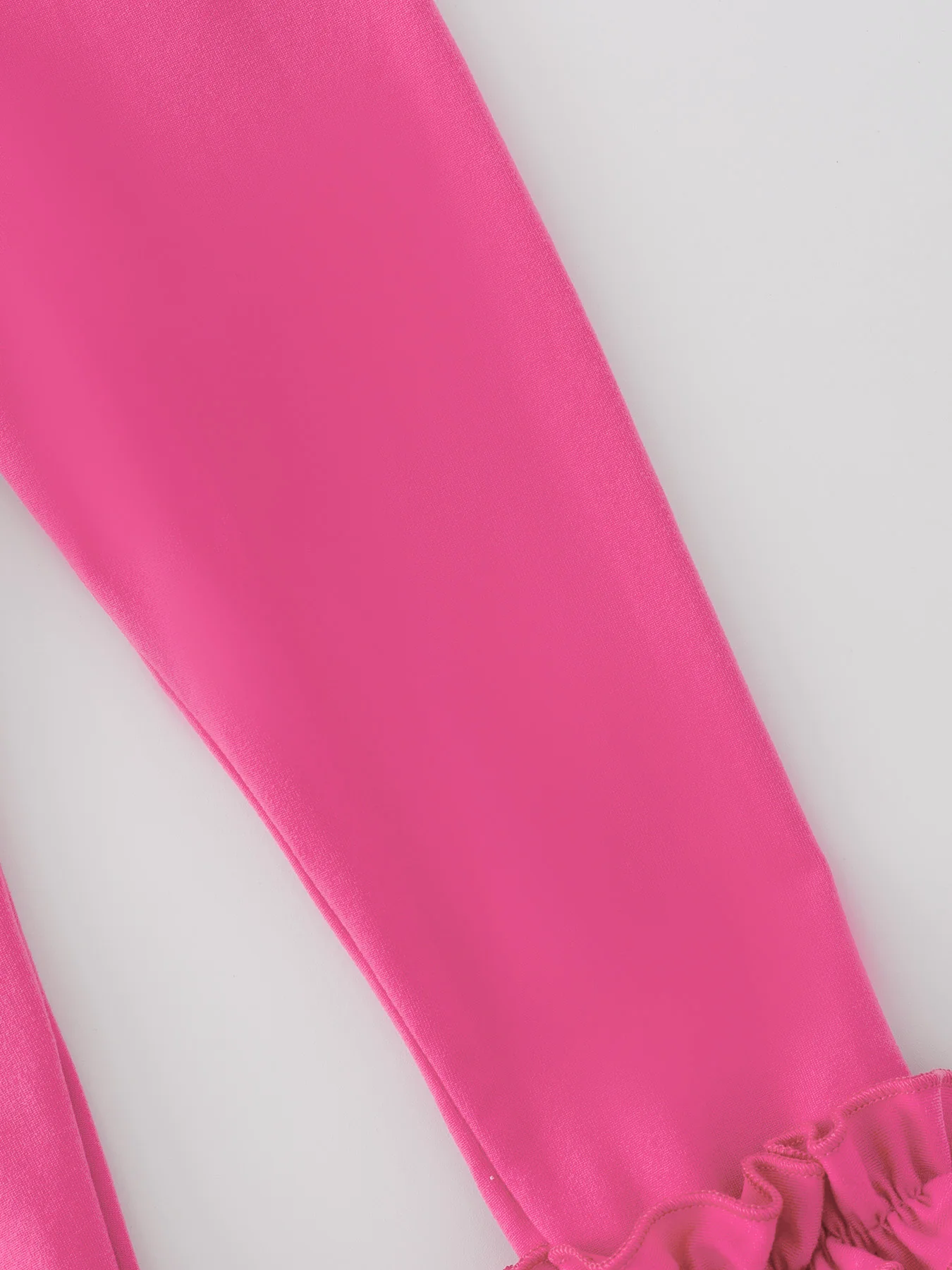 Milk Silk Ruffled Hot Pink Icing Legging - Image 4