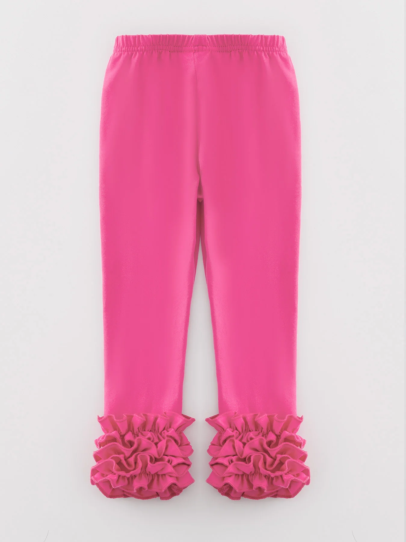 Milk Silk Ruffled Hot Pink Icing Legging - Image 5