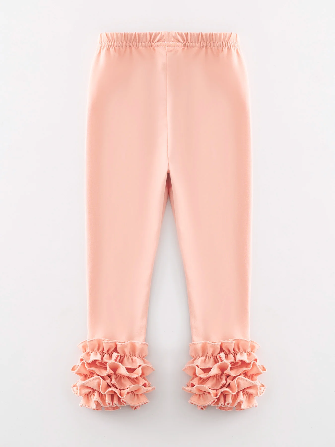 Milk Silk Ruffled Pale Pink Icing Legging - Image 4