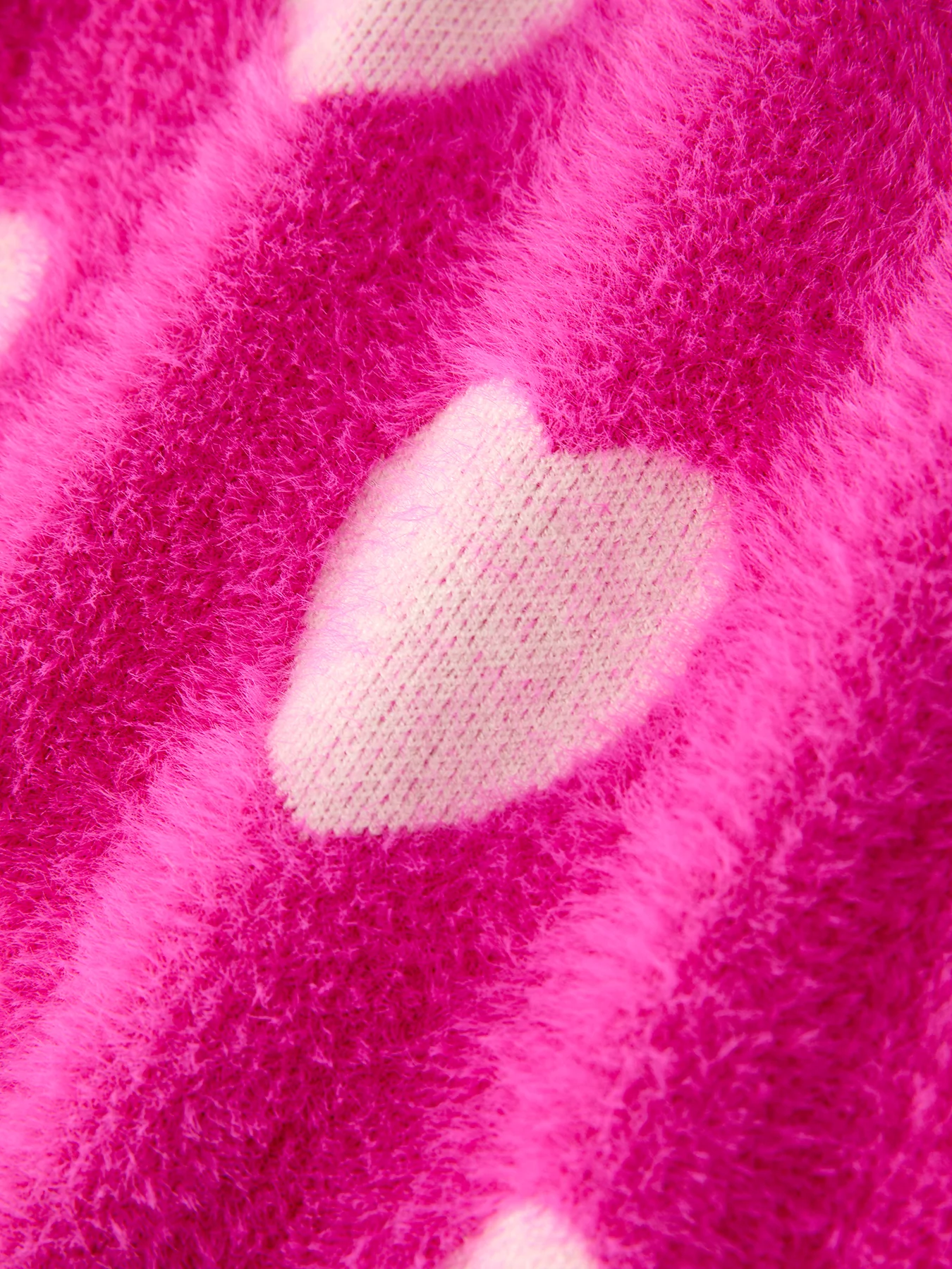 Pink Mommy & Me Heart Print Knit Pullover Sweater - Image 9