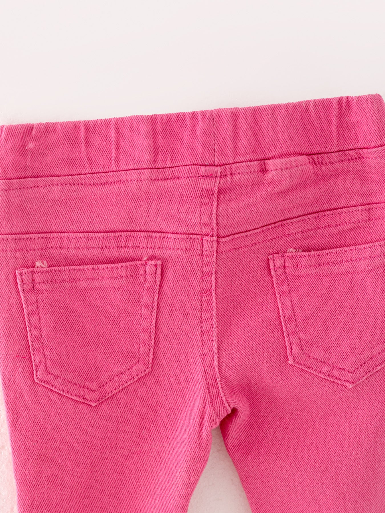 Pink Gradient Denim Flared Pants - Image 5