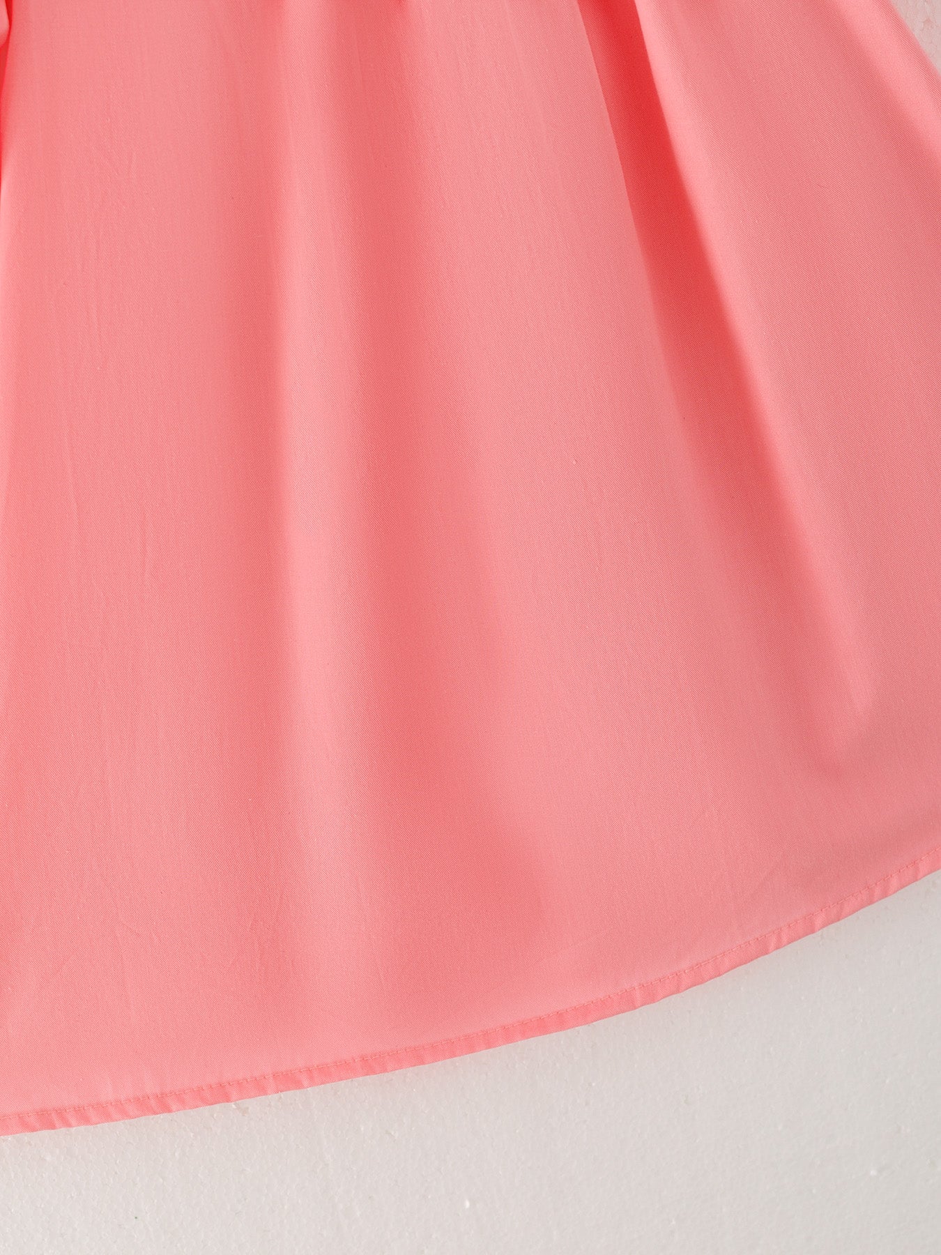 CORAL Smocked Church Christ Bishop Christening Dress - Image 5