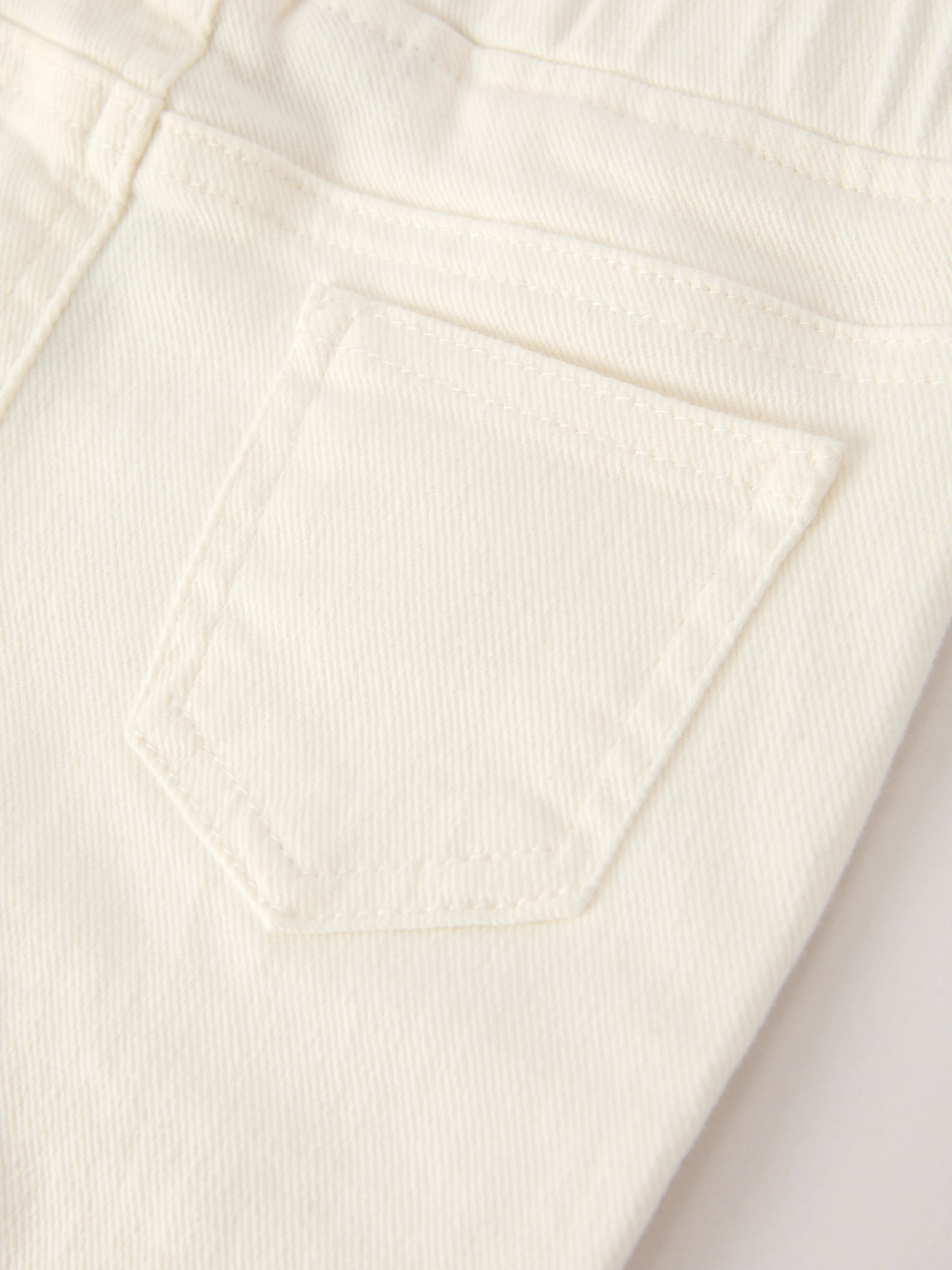 Charming White Denim Pants with Cute Bows - Image 5