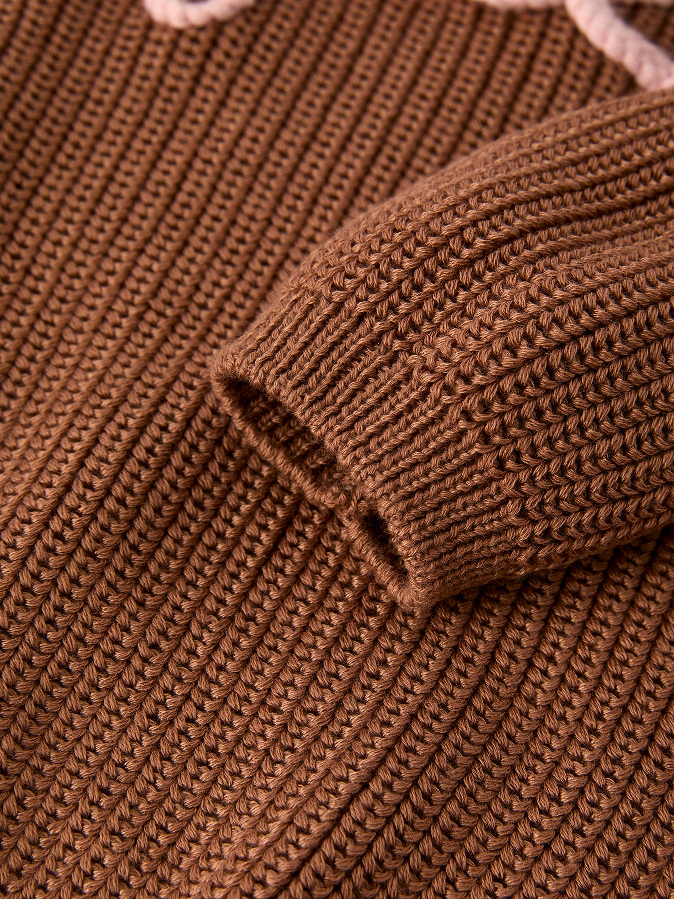 TS Girls Winter Chocolate Pullover Sweater - Image 5