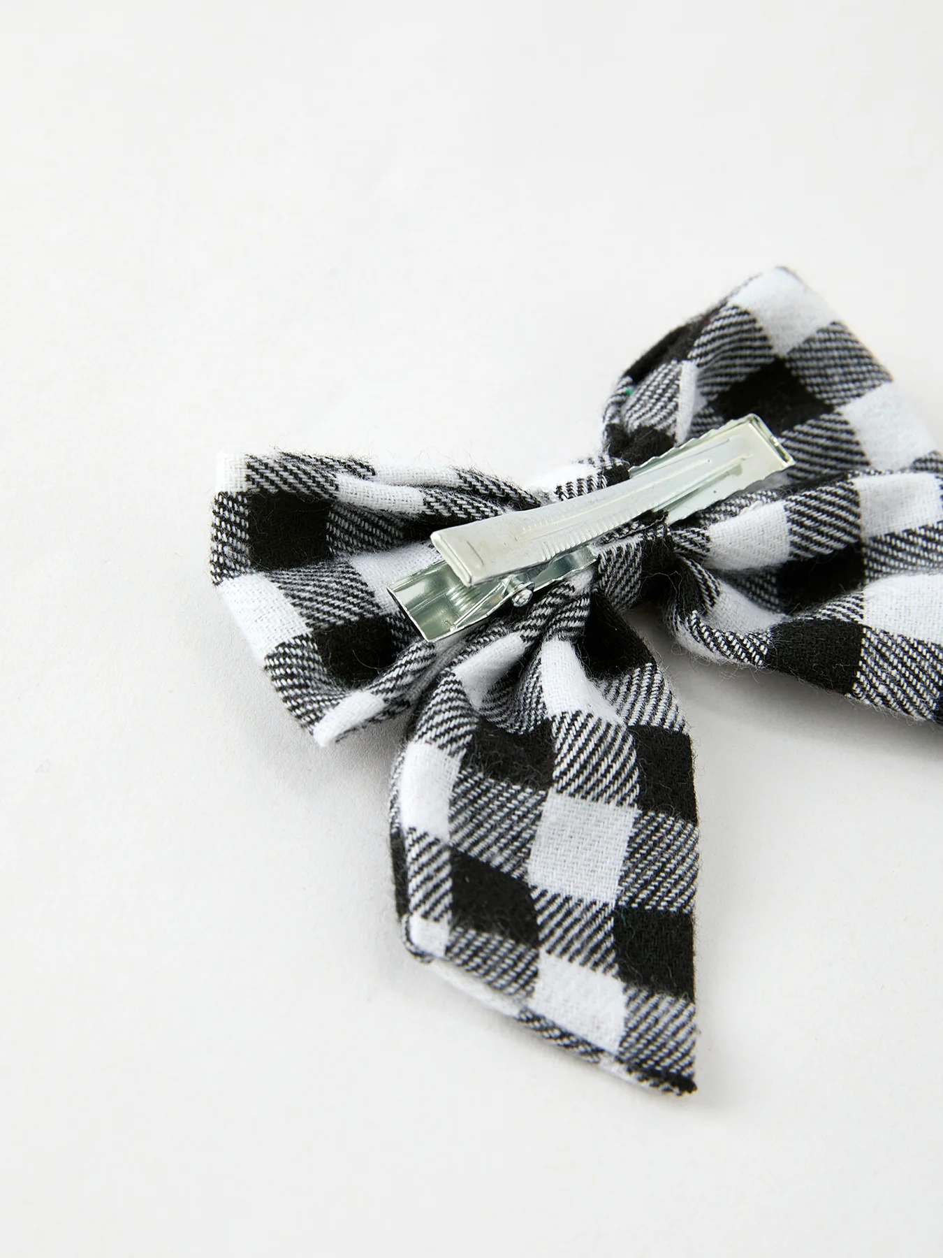 Winter Christmas Plaid Bow Hair Clip - Image 11