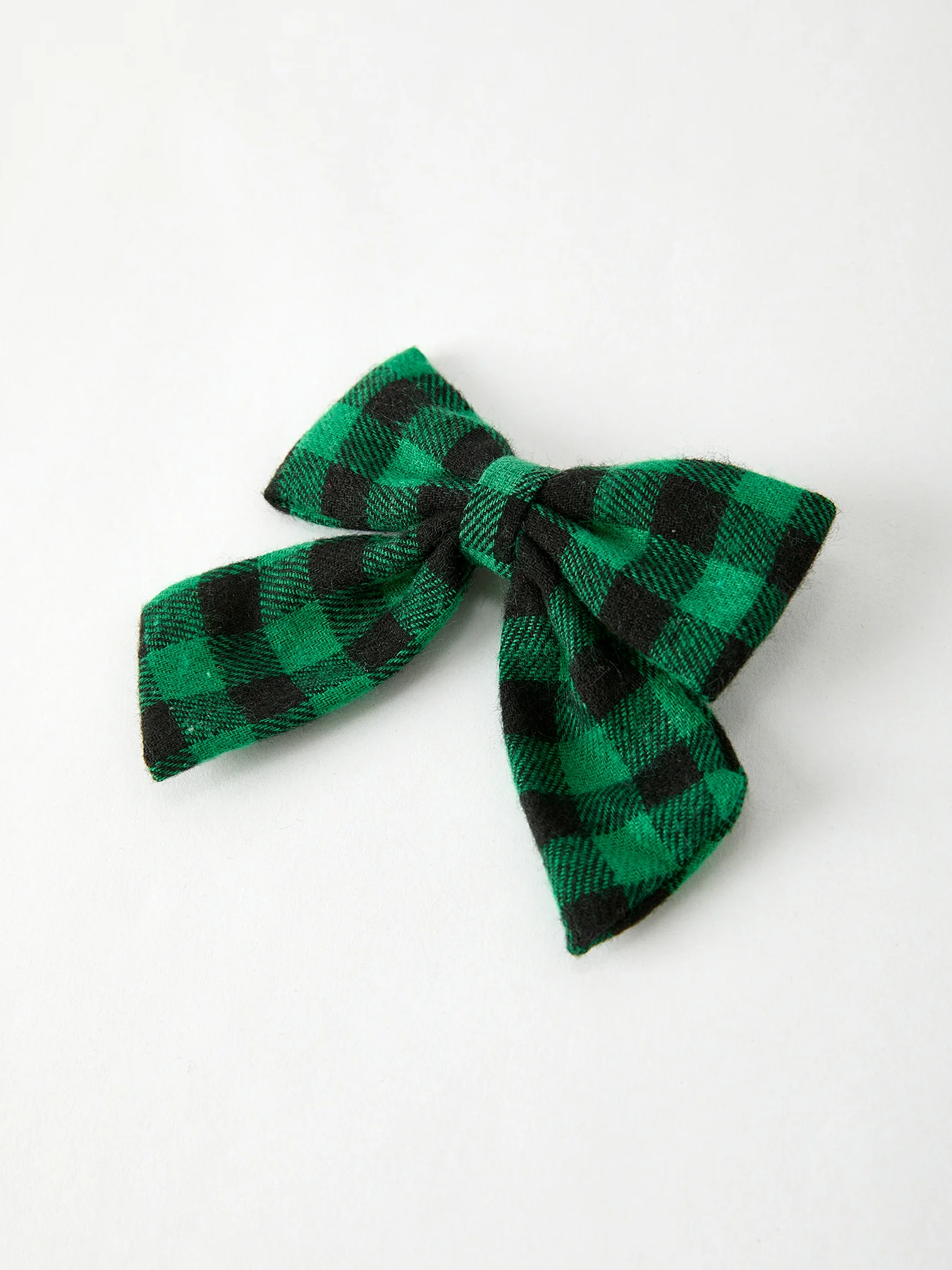 Winter Christmas Plaid Bow Hair Clip - Image 13