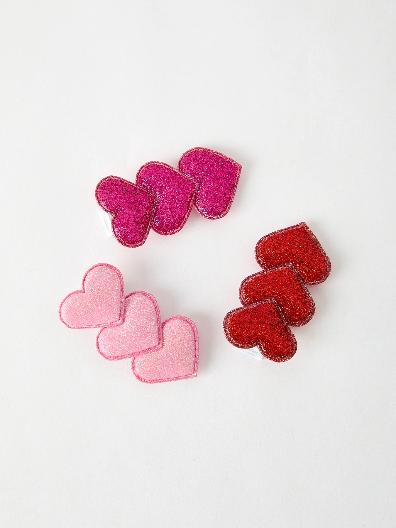 Winter Christmas Heart Girls Hairpin 2 Inch - Image 5
