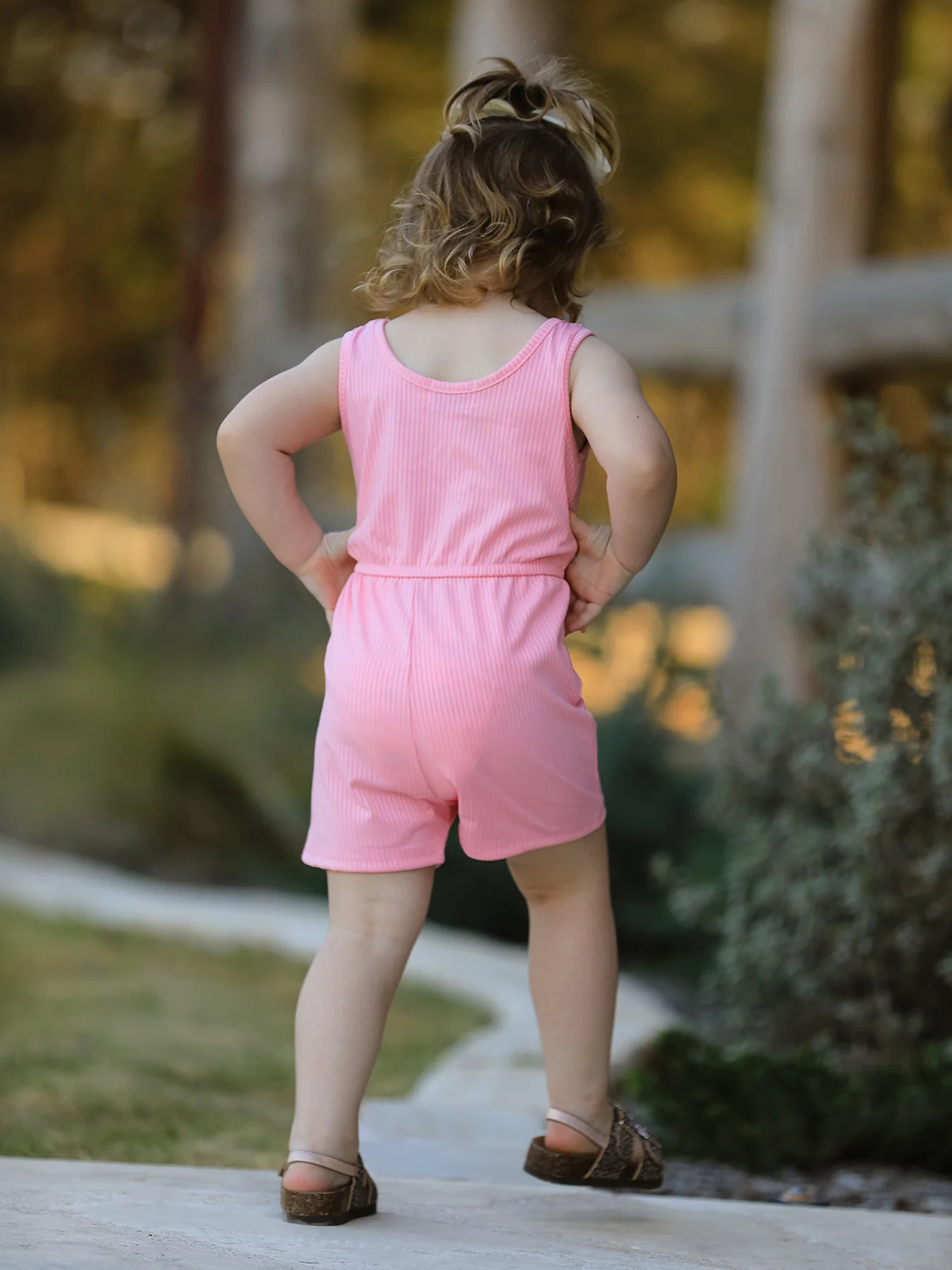 Rainbow Striped Milk Silk 3-piece Jumpsuit Set - Image 11